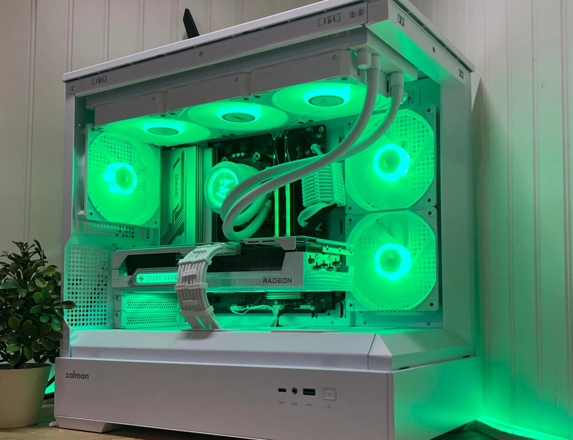 ARK ANGLE 1440p/4k 7800x3D/9070XT/B650/32gDDR5/2TB NVME/1000w/360AIO B tier PSU