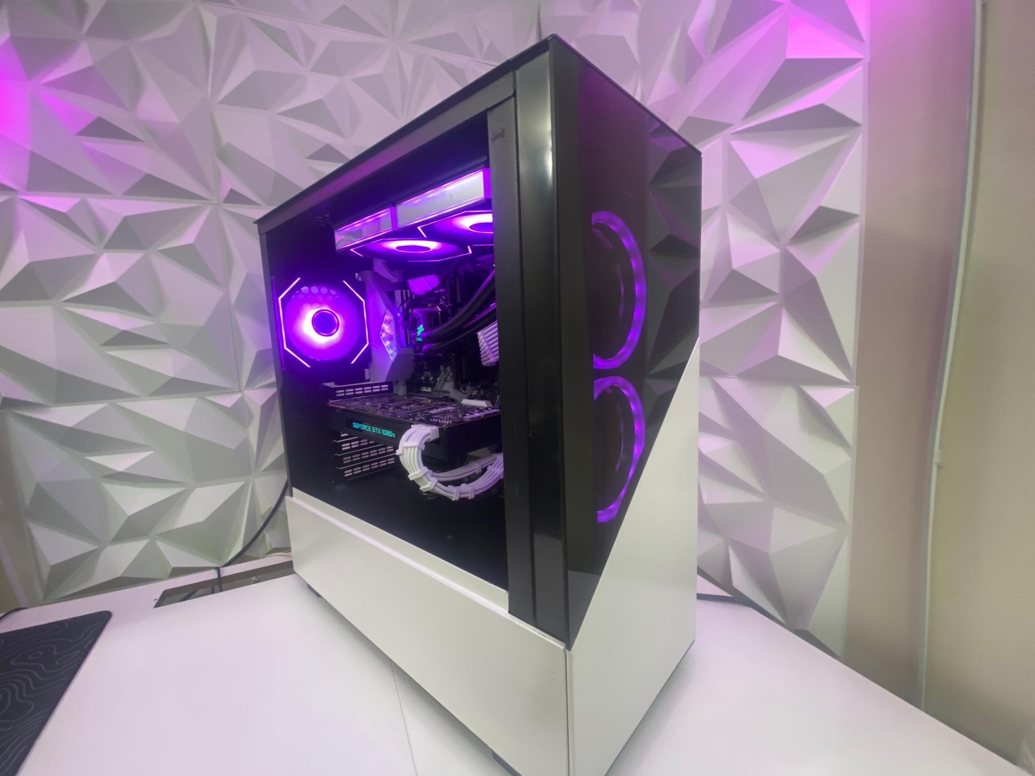 🎅🎅 White Elite Build – intel i5 9600K + GTX 1080 Ti 11GB | 1080p/1440p High FPS Ready