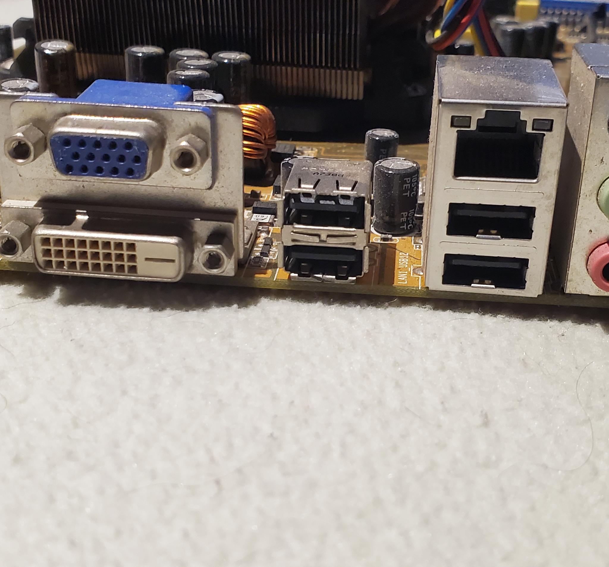 Asus M2N-VM DVI Motherboard | AMD Athlon x2 6000+ | 4GB Ram | Heatsink | I/O Shield |