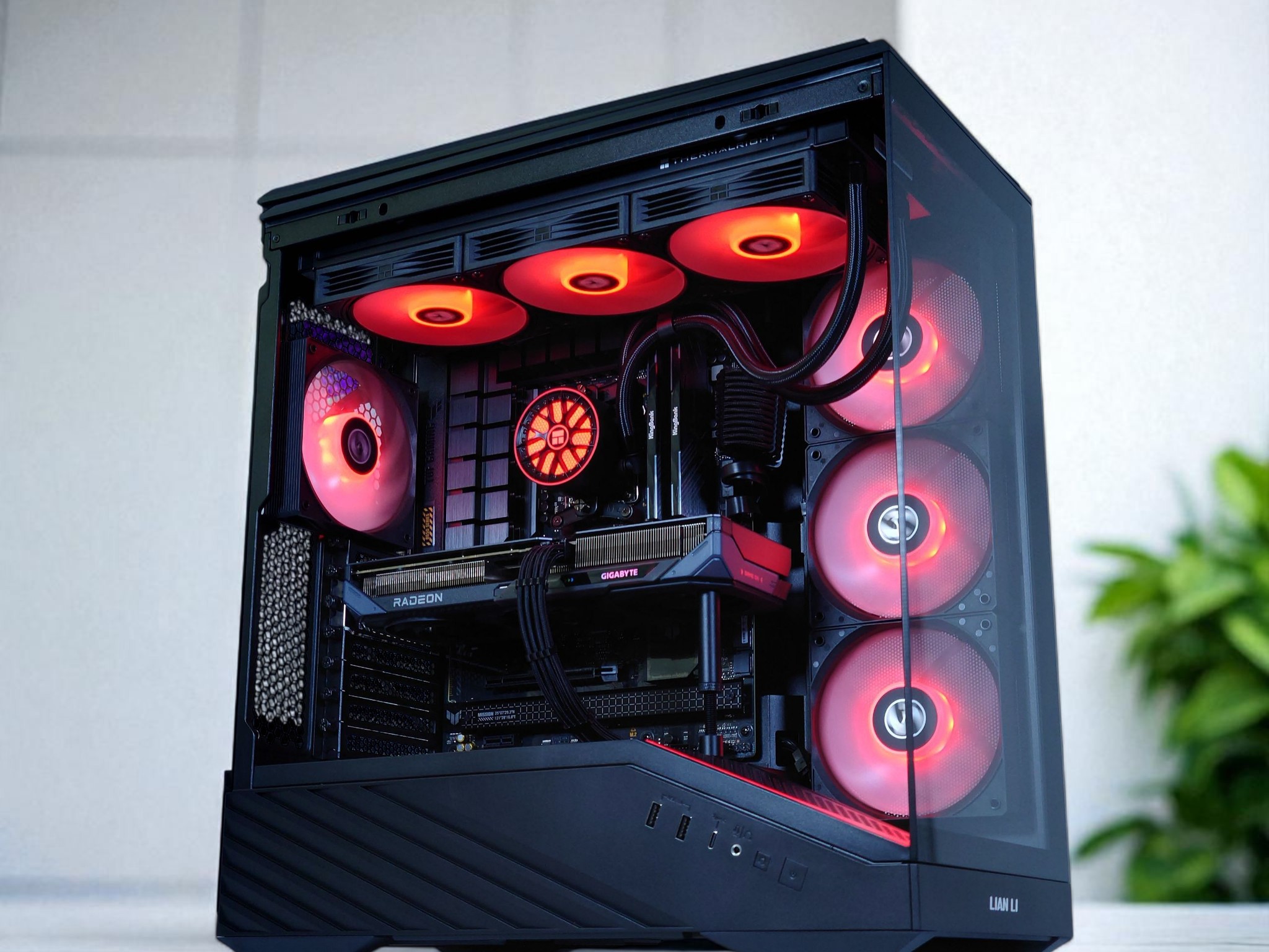 🖤❤️Liquid Cooled Gaming PC🚀AMD RX 7900 GRE 16GB🚀AMD Ryzen 7 7700🚀32GB DDR5🚀1TB SSD