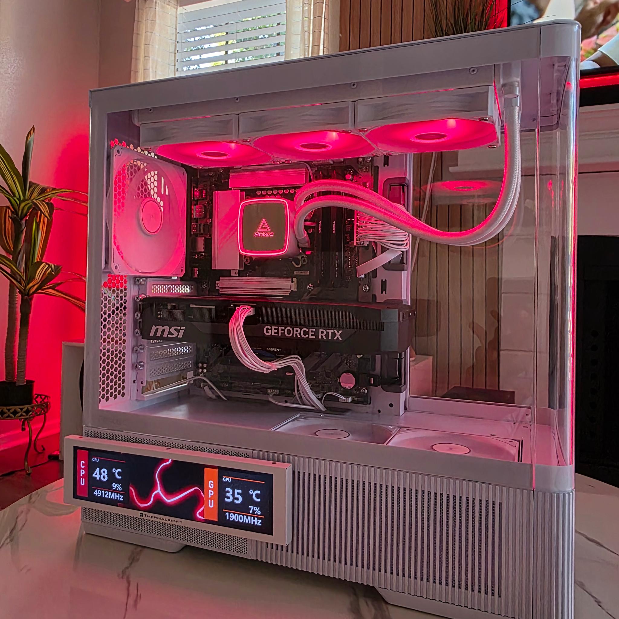 GeForce RTX 5070 Custom Gaming PC - Core Ultra 5 250K Plus, 32GB RAM, 4TB STORAGE
