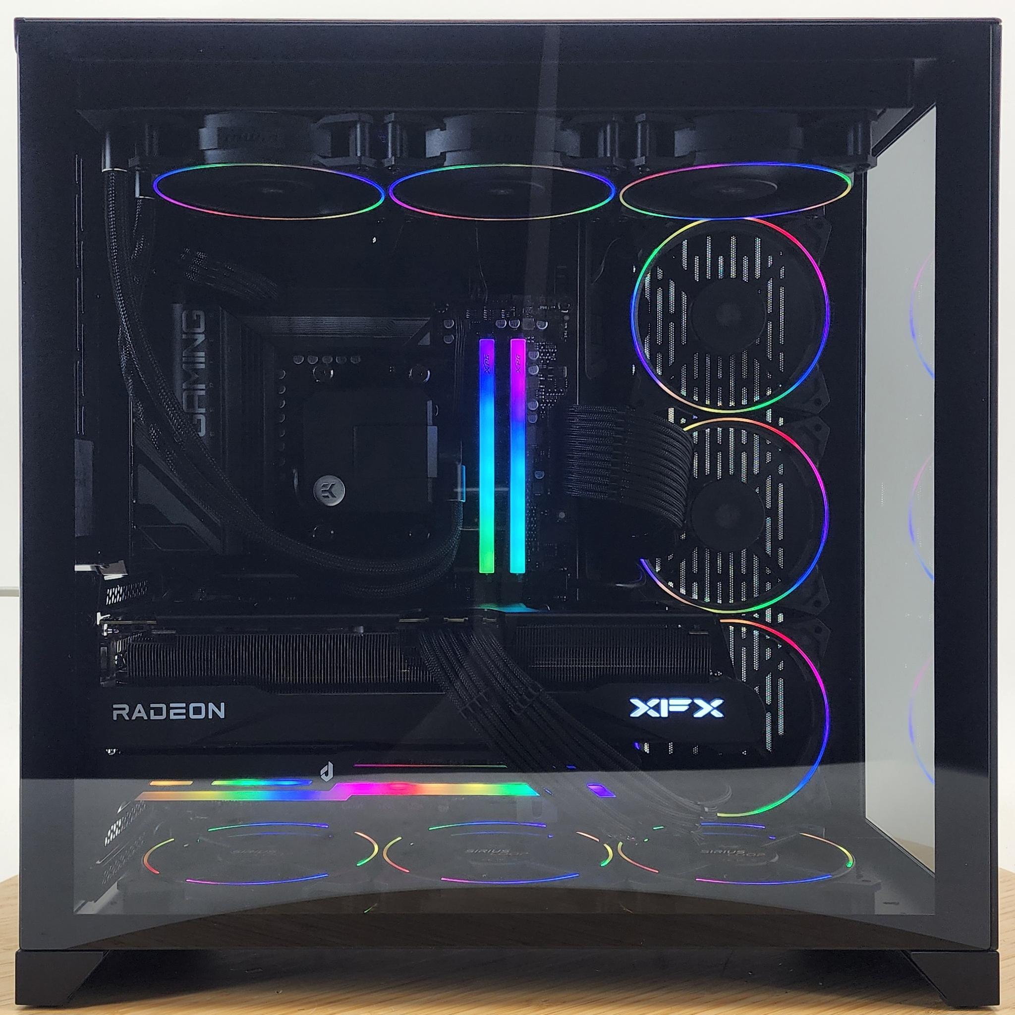 Gaming PC Ryzen 7 9700X 32GB RAM 2TB SSD RX 9070 XT 16GB Windows 11 Computer