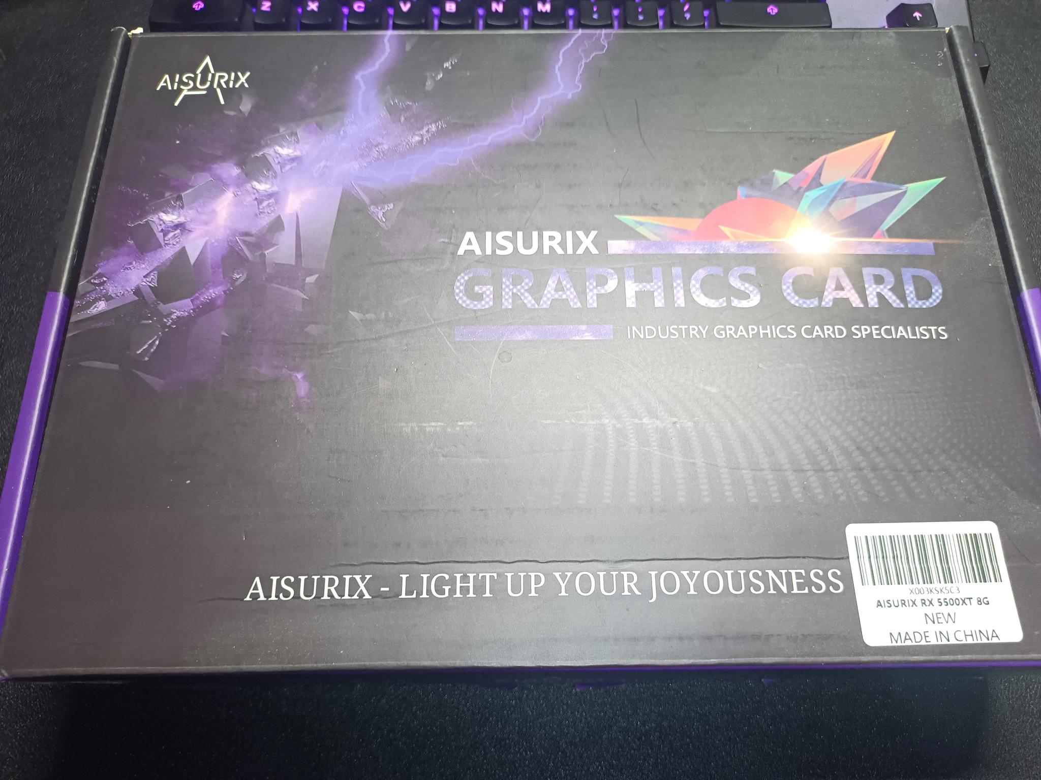 Aisurix Rx 5500XT 8gb Graphics Card
