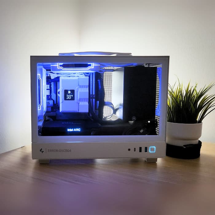 🎮 Small But Mighty – 5800X3D + Arc B580 ITX Build, Game-Ready