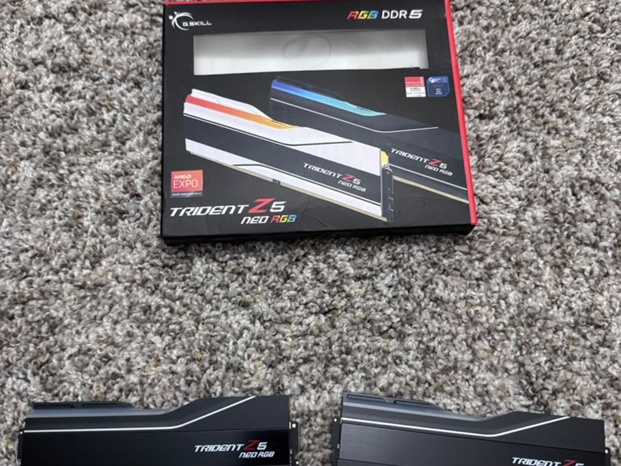 G.SKILL Trident Z5 Neo RGB 64GB (2 x 32GB) - DDR5 6000 - CL30 - Model F5-6000J3040G32GX2-TZ5NR