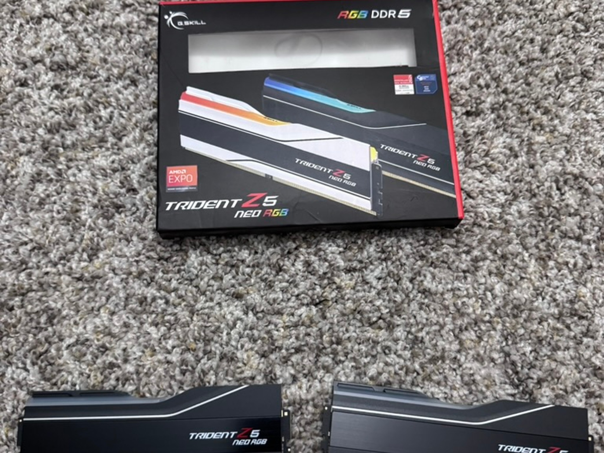 G.SKILL Trident Z5 Neo RGB 64GB (2 x 32GB) - DDR5 6000 - CL30 - Model F5-6000J3040G32GX2-TZ5NR