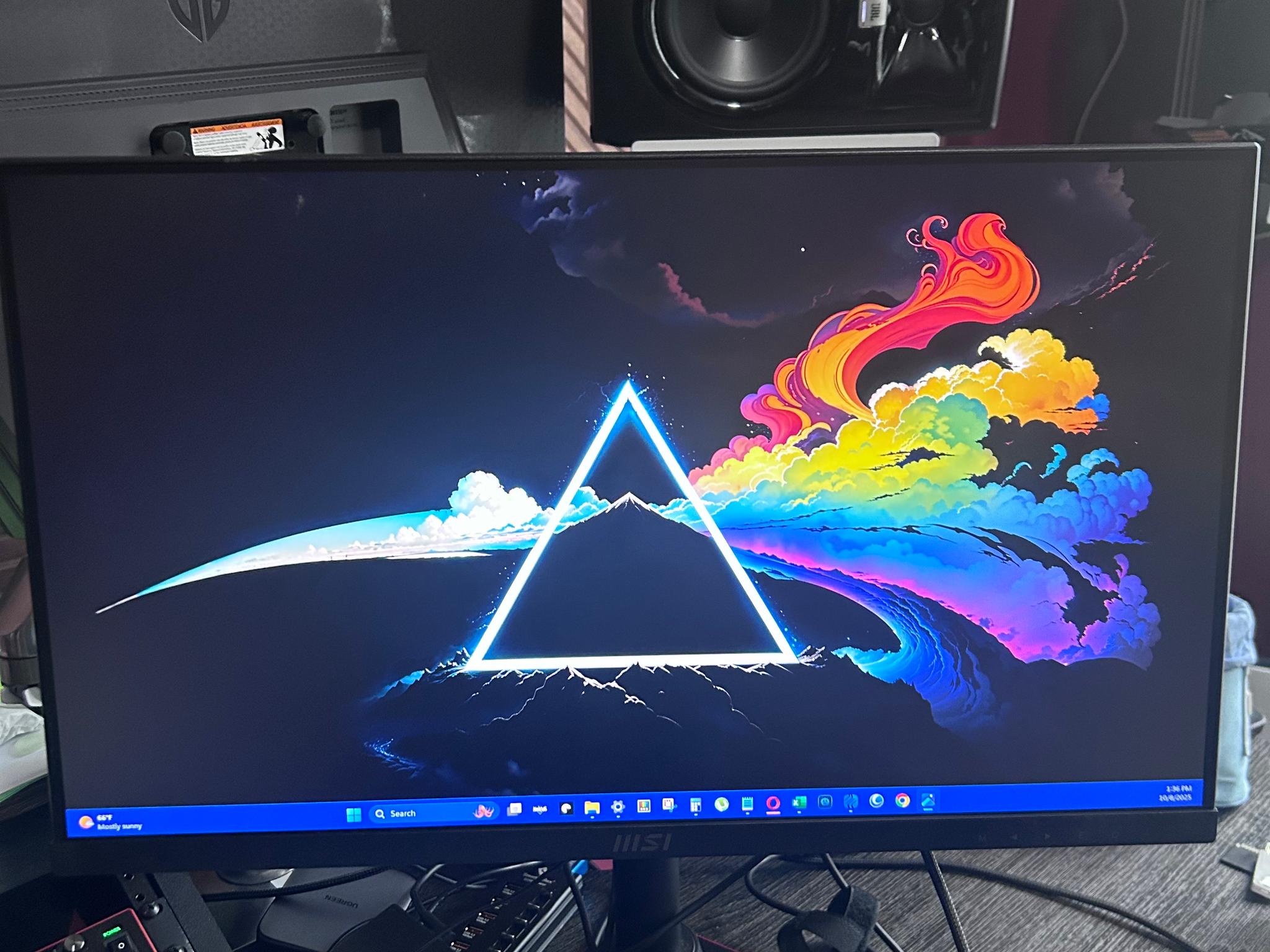 MSI 24” IPS FHD (1920 x 1080) Non-Glare with Super Narrow Bezel 100HZ 1ms 16:9