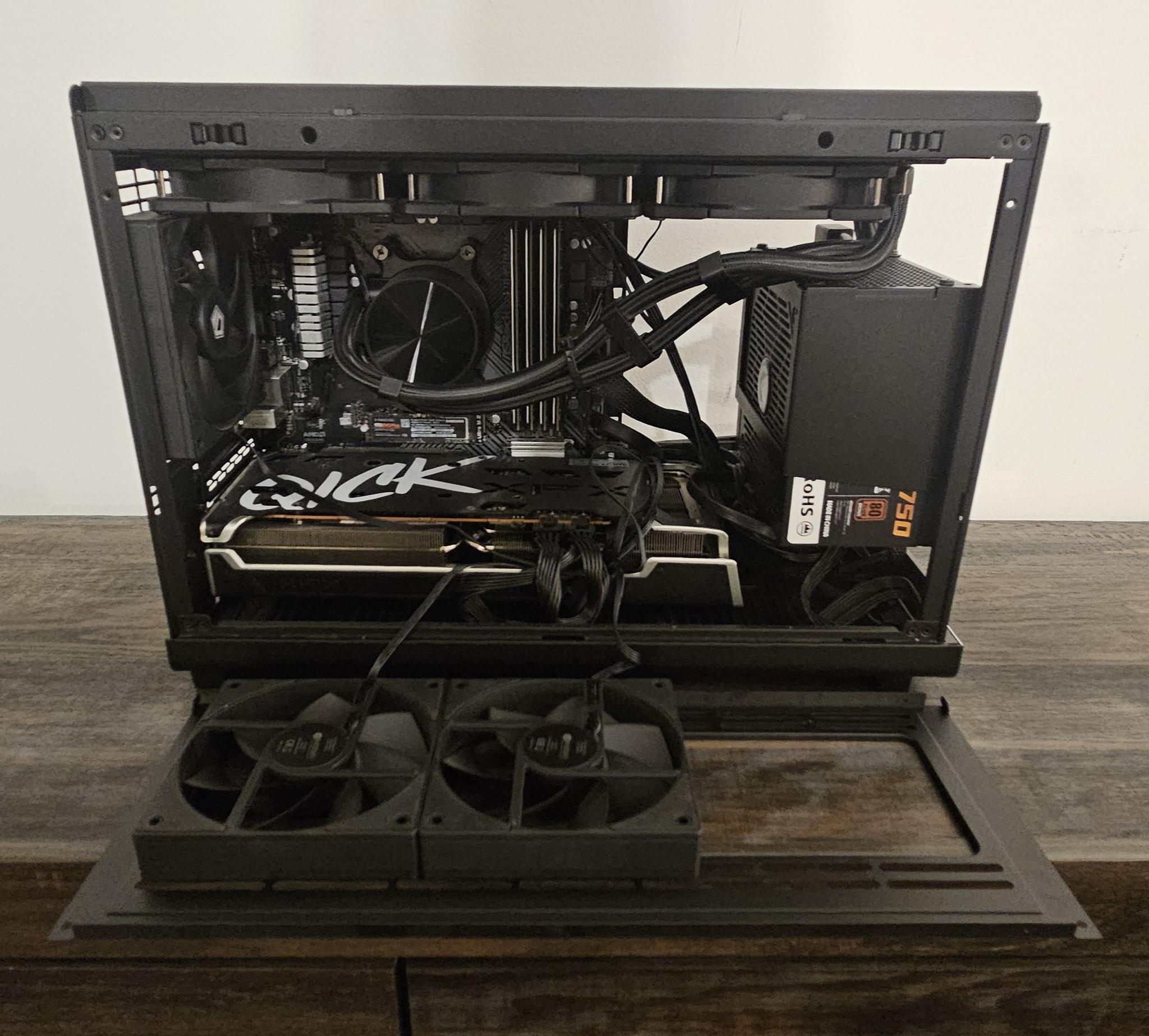 AMD Ryzen 7 5700X3D + RX 6750 XT Blackout 1440p Pure Performance Gaming PC