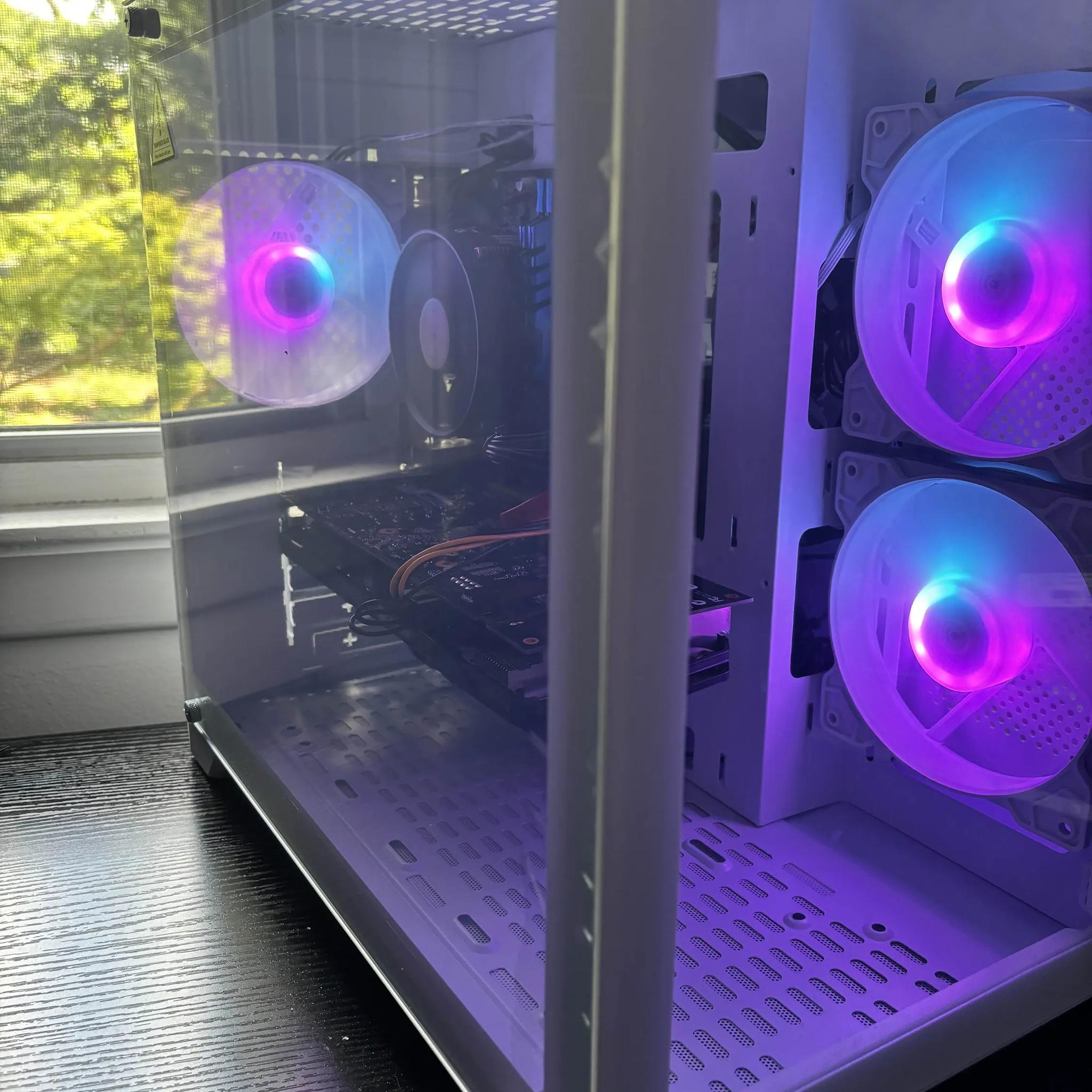 GAMING PC i5 16GB NVIDIA GTX 950 RGB Lighting RGB Fans Computer