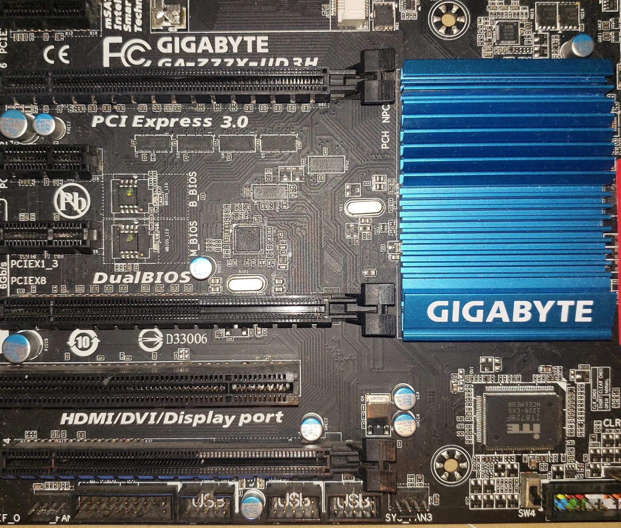 Gigabyte GA-Z77X-UD3H (rev. 1) LGA1155 (Tested and Working)