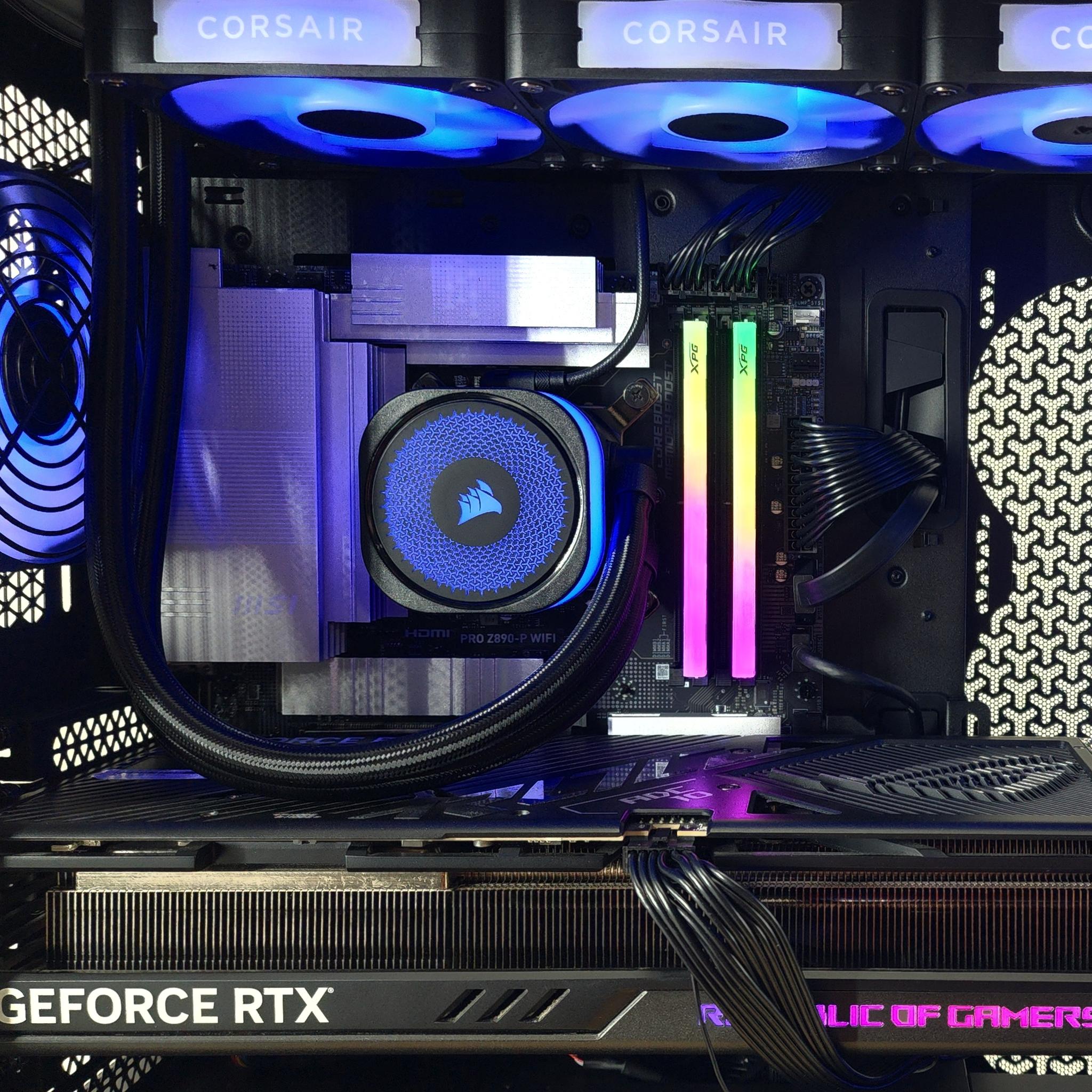 Gaming PC Ultra 9 285K 32GB RAM 2TB SSD RTX 4080 16GB Windows 11 Computer