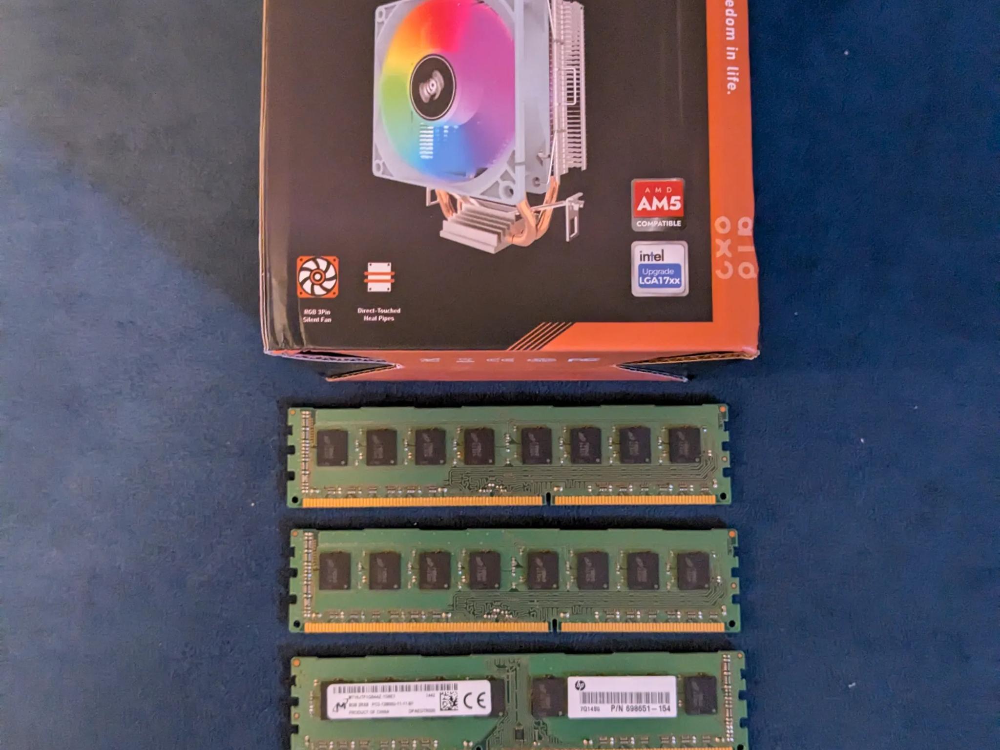 32GB ddr3 + AIGO CPU cooler