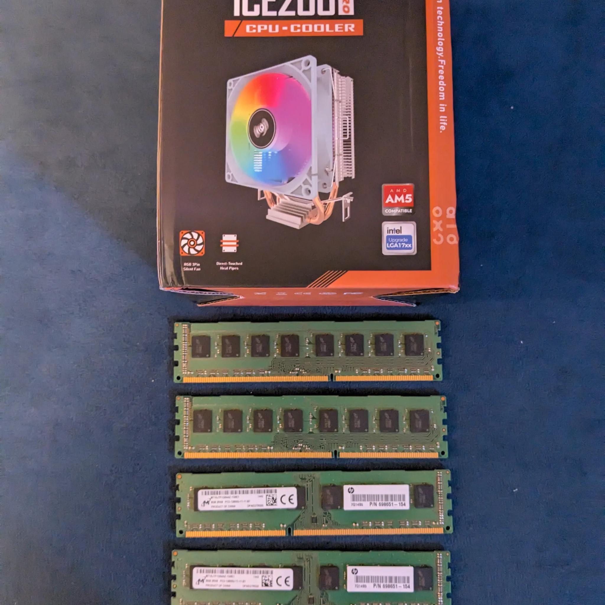 32GB ddr3 + AIGO CPU cooler