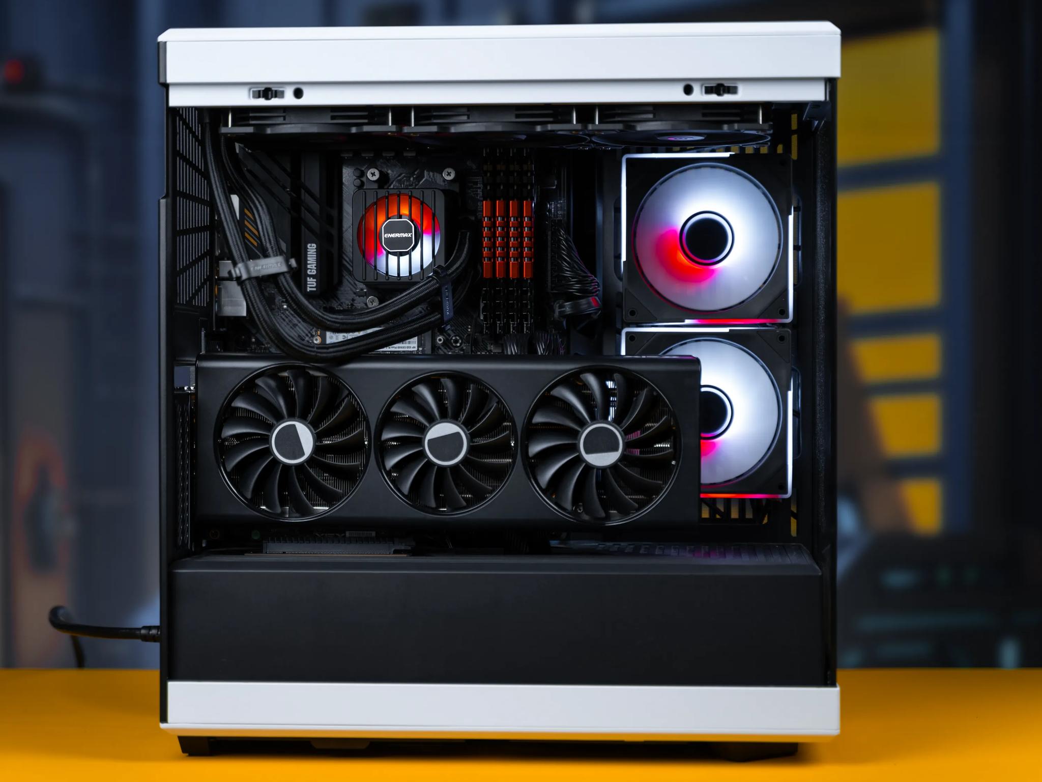 “Corpographa” RX 7700 XT Ryzen 7 32GB Windows 11 Pro 2TB Gaming PC Powerstation