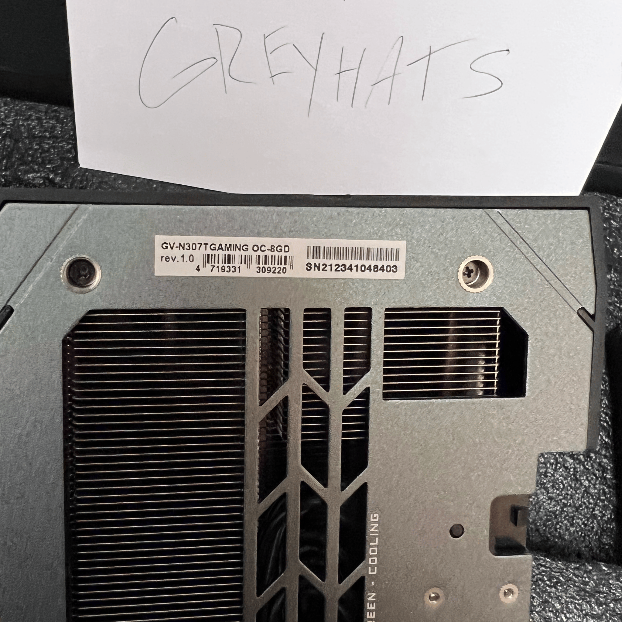Gigabyte Gaming OC 3070Ti used