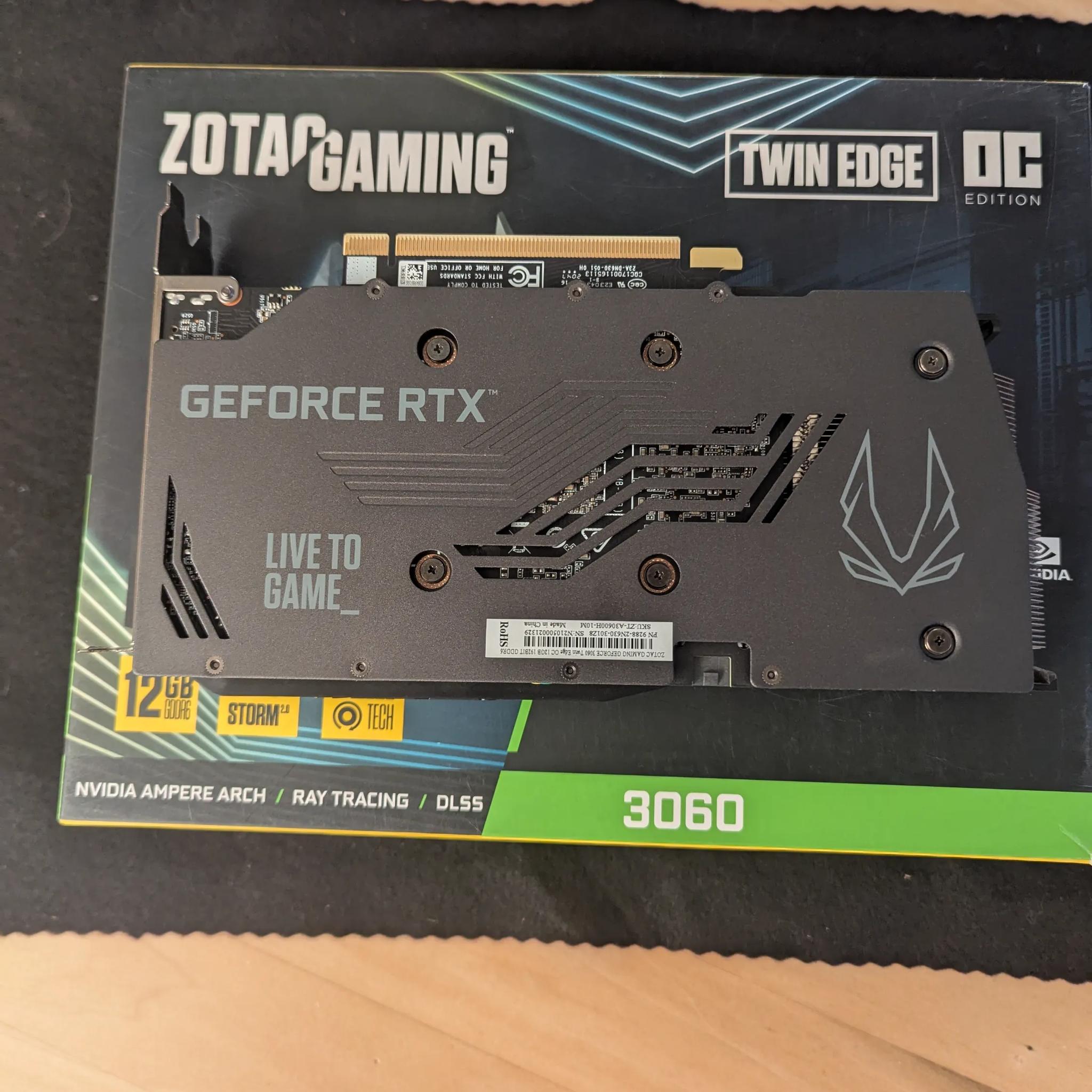🌐 ZOTAC RTX 3060 Twin Edge 12GB