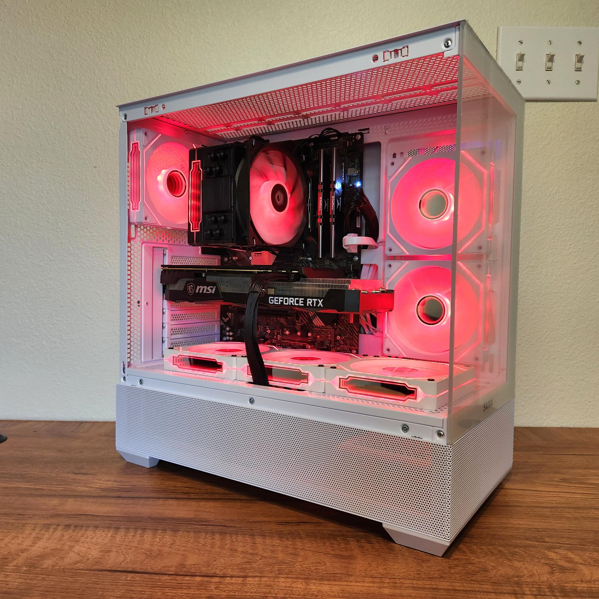 Powerful White Gaming PC | RTX 3070 | RYZEN 7 3800X | 32GB RAM | 1TB SSD | WiFi + BT