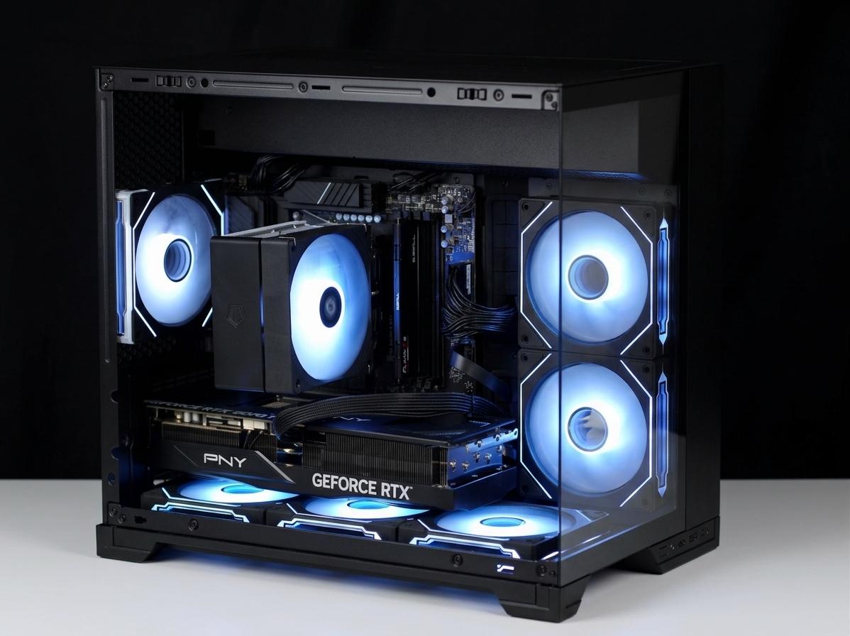 EXT Vision 70X Pro (V3) - Ryzen 7 8700F, RTX 5070 Ti 16GB, 32GB DDR5 Ram, 1TB SSD Gaming PC