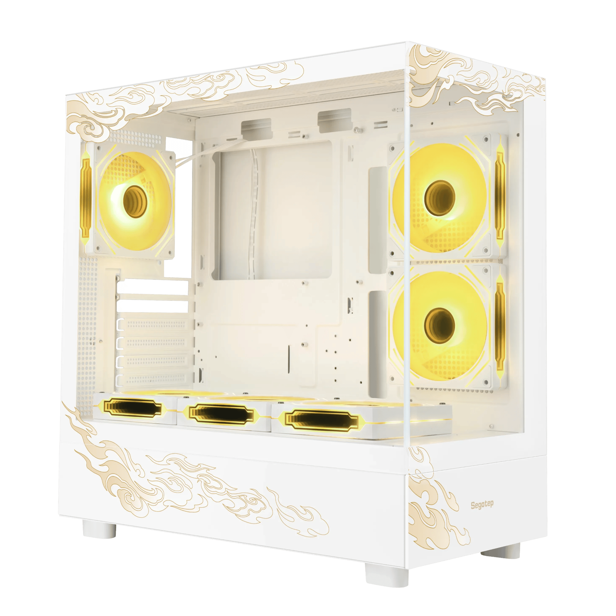 SEGOTEP Endura Pro+ | 🐉🌟LOONG/DRAGON Edition🌟 🐉 |360mm AIO Support | 6 ARGB FAN INCLUDED