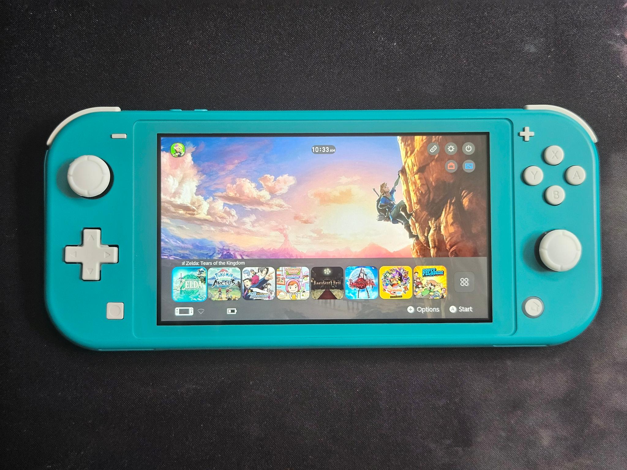 Modded Switch Lite with 256GB SD Card and Picofly