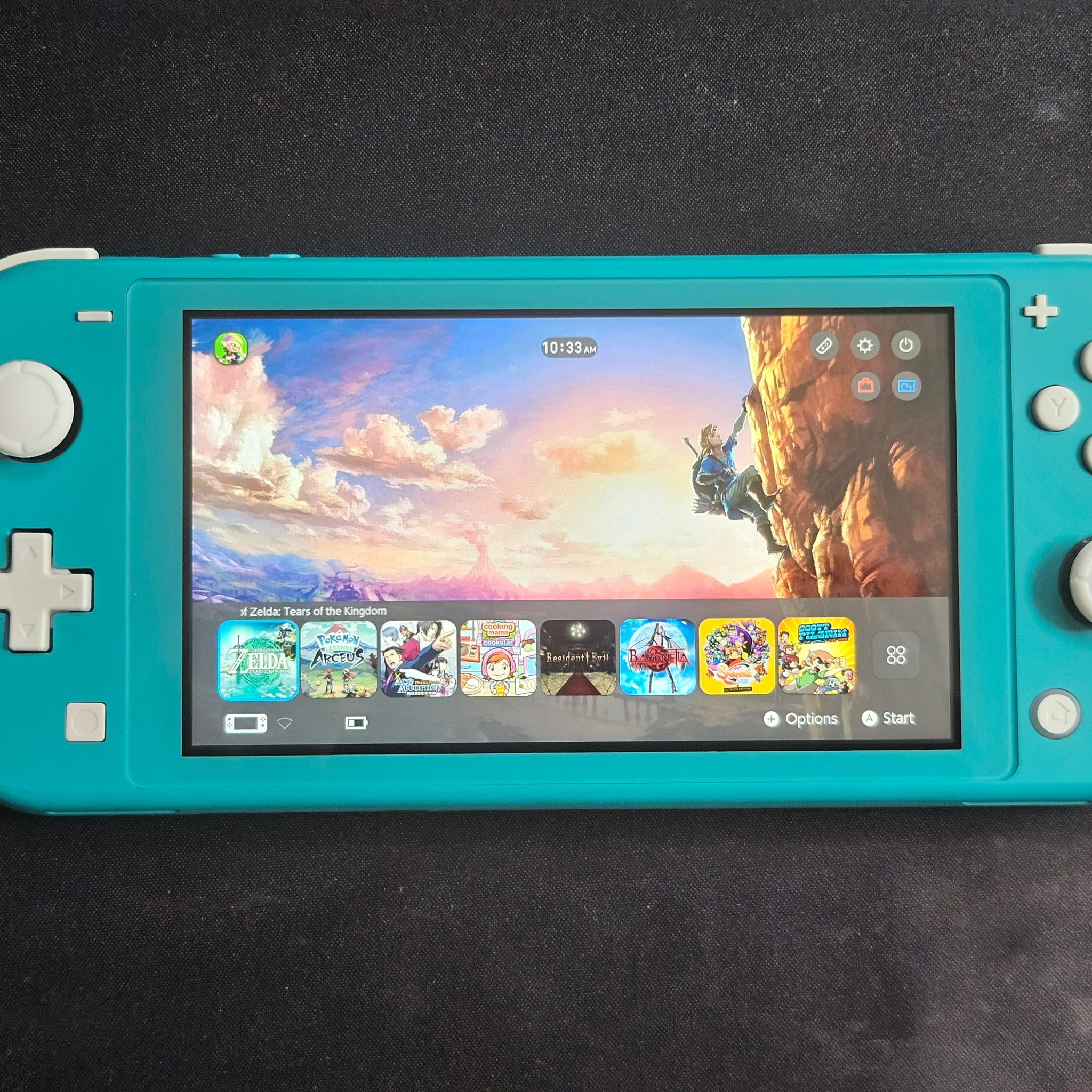 Modded Switch Lite with 256GB SD Card and Picofly
