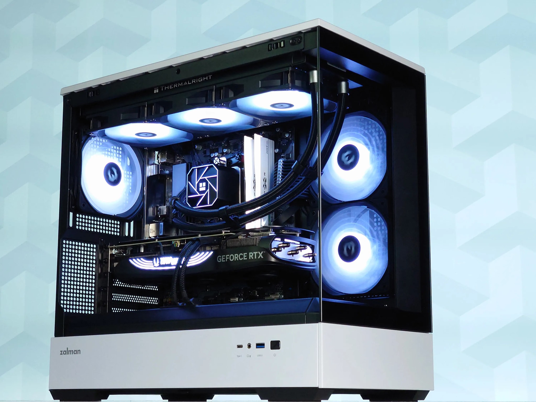 🤍🖤🐼 Gaming PC🎍Nvidia RTX 4070 Ti 12GB🎍Ryzen 7 8700F🎍32GB DDR5🎍1TB NVME GEN4