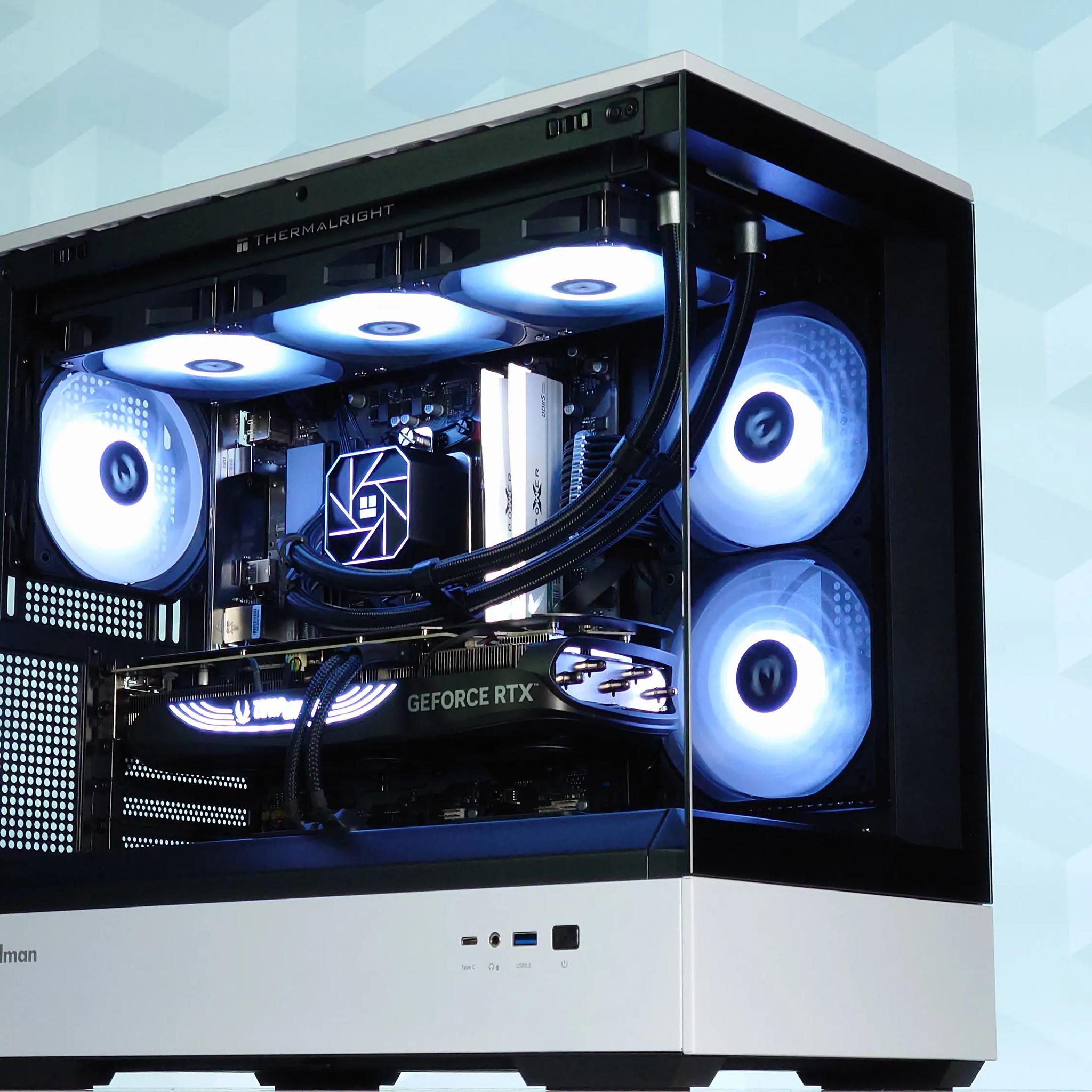 🤍🖤🐼 Gaming PC🎍Nvidia RTX 4070 Ti 12GB🎍Ryzen 7 8700F🎍32GB DDR5🎍1TB NVME GEN4