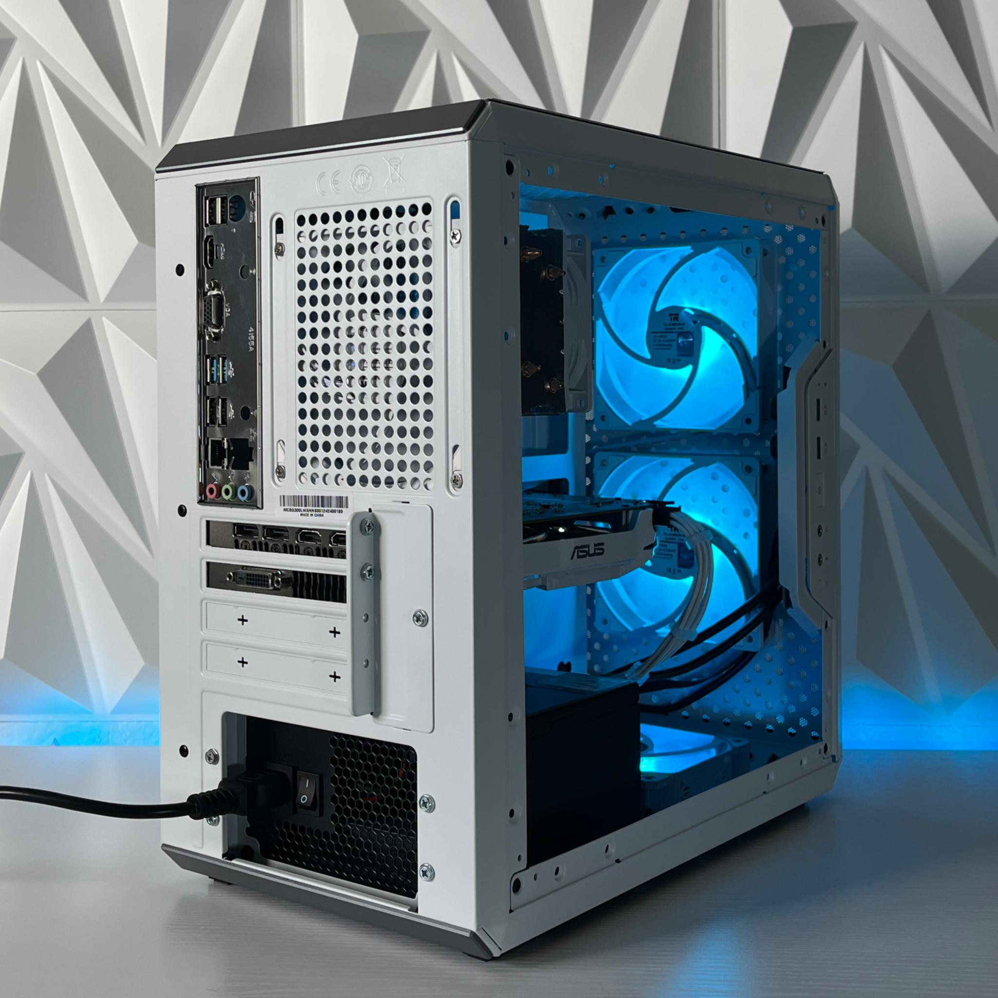 GTX 1060 6GB, Ryzen 7 1700X, 16GB 3600MHz | White RGB Gaming Computer