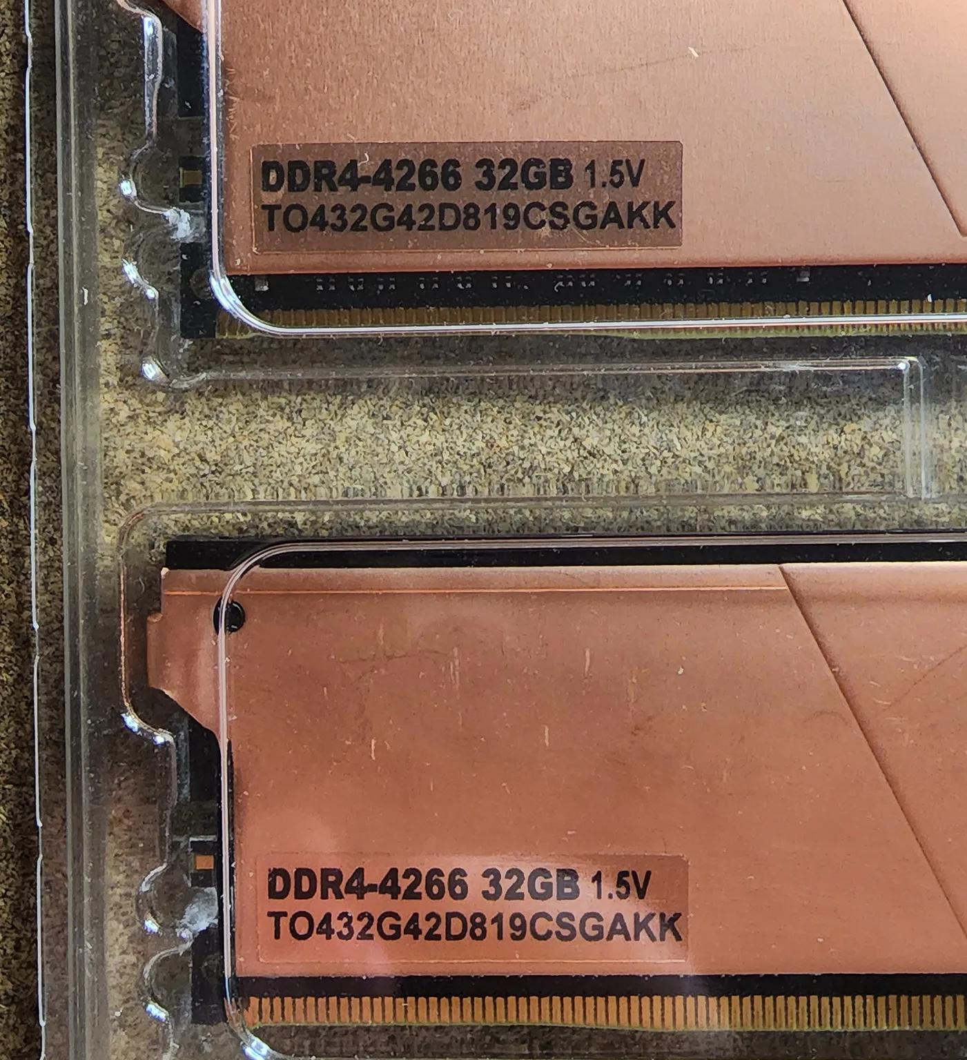 64GB DDR4 4266mhz Copper Ram set 