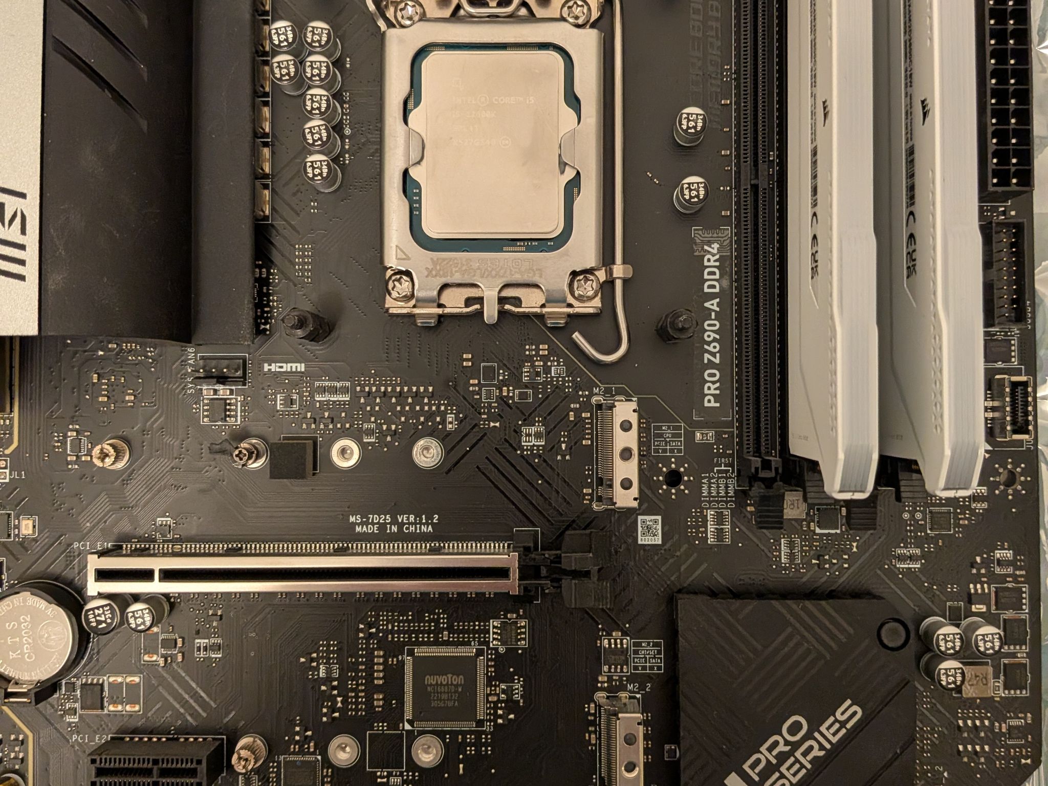 32GB DDR4-3600 CL18 | Core I5 12600K | MSI PRO Z690-A DDR4