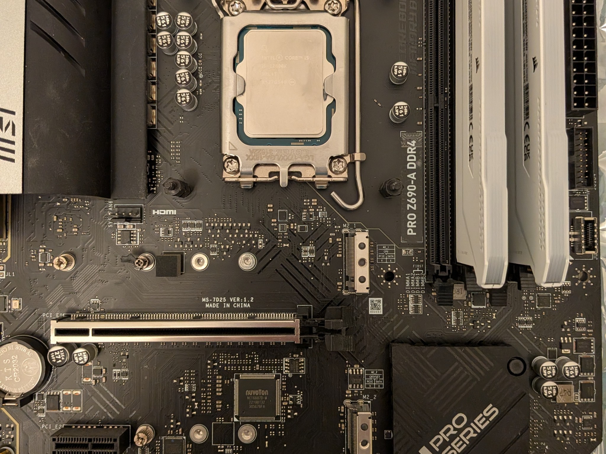 32GB DDR4-3600 CL18 | Core I5 12600K | MSI PRO Z690-A DDR4