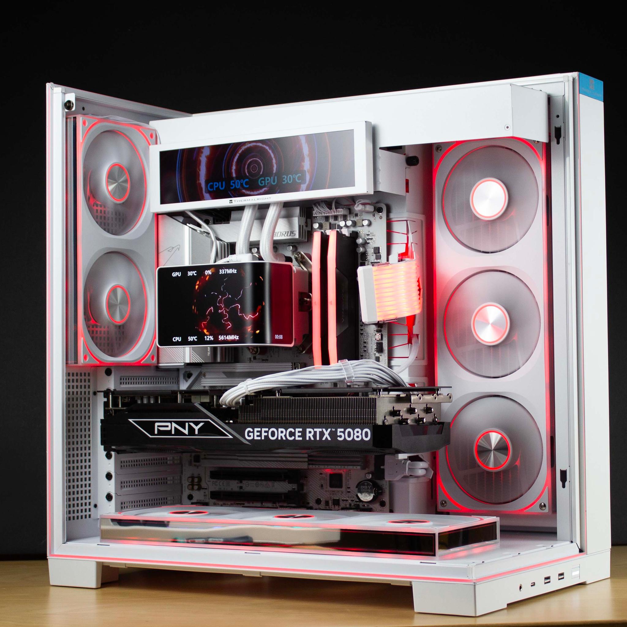 🧊⚡🗡️Polaris V2 - 4K ULTRA PC | RTX 5080 16GB, Ryzen 7 9850X3D, 64GB RAM, 4TB SSD | LCD Display🧊⚡