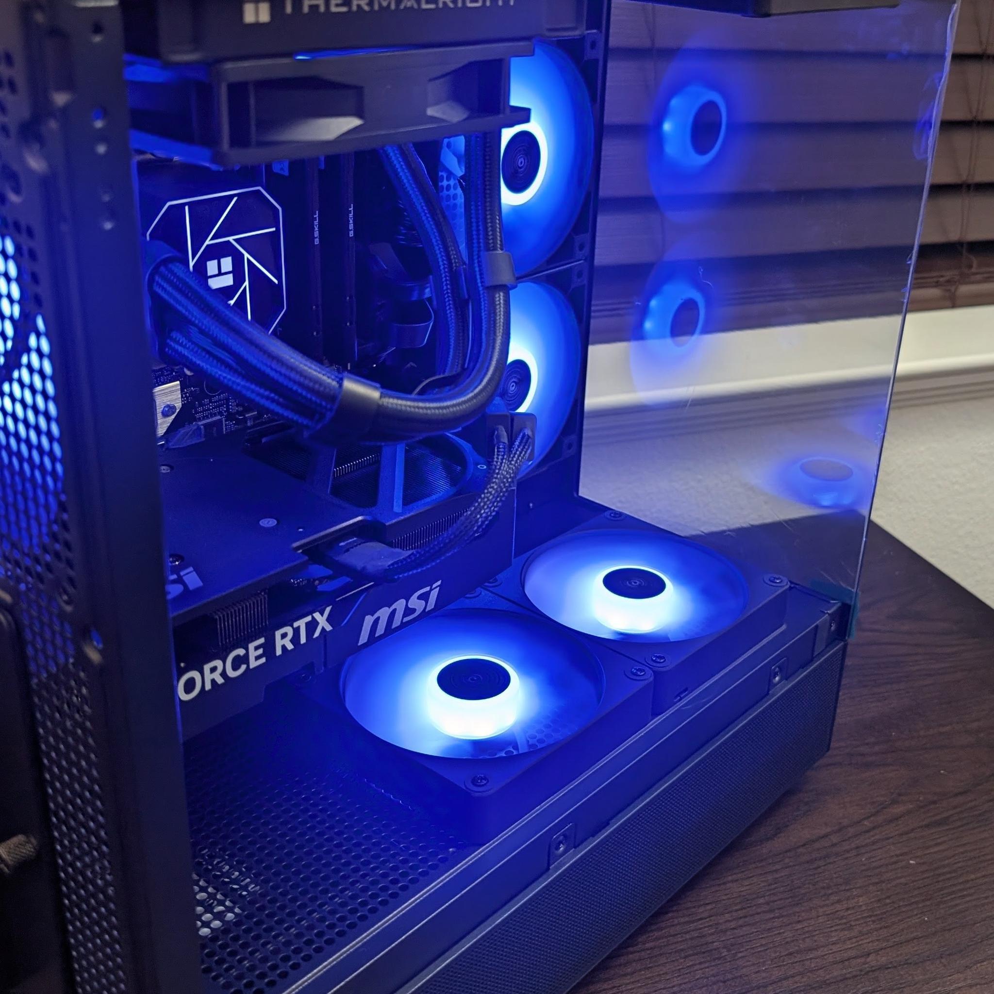 AMD RYZEN 7600X3D| MSI SHADOW RTX 5070 12GB| 32 GB DDR5 RAM| 1TB NVMe| WIFI| WINDOW 11| GAMING PC