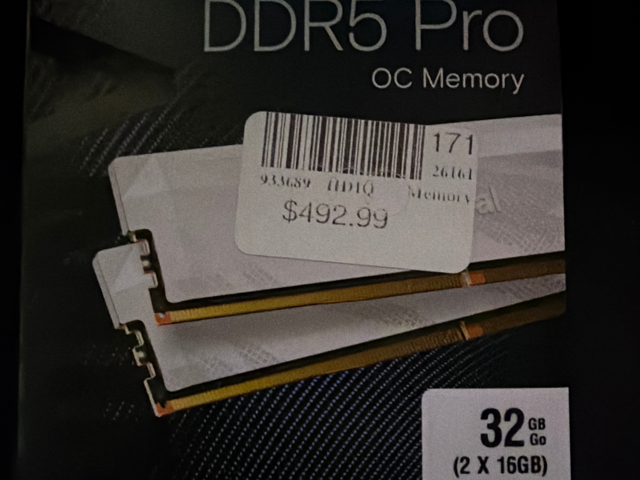 MICRON CRUCIAL GAMING PRO DDR5 MEMORY KIT OPEN BOX NEW