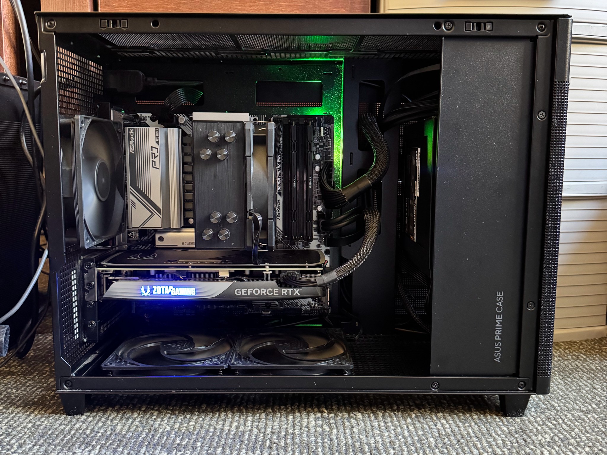 Ryzen 7 7800X3D | RTX 4070 SUPER | 32GB DDR5 (6000 MT/s) | 500GB SSD | 1000W Gold PSU | ASUS AP201