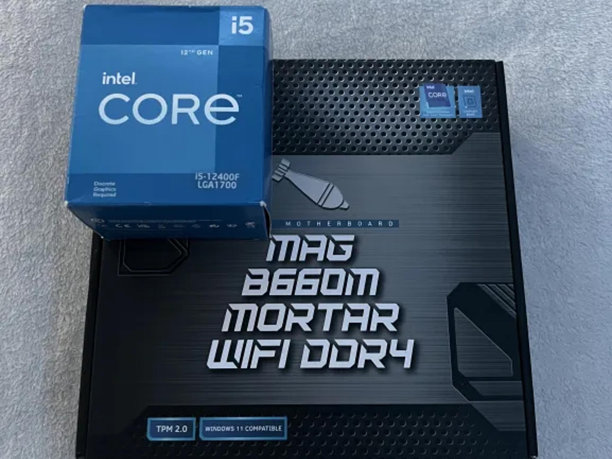 MSI B660M Mortar WIFI DDR4 x Intel Core i5-12400F (Project Bundle)