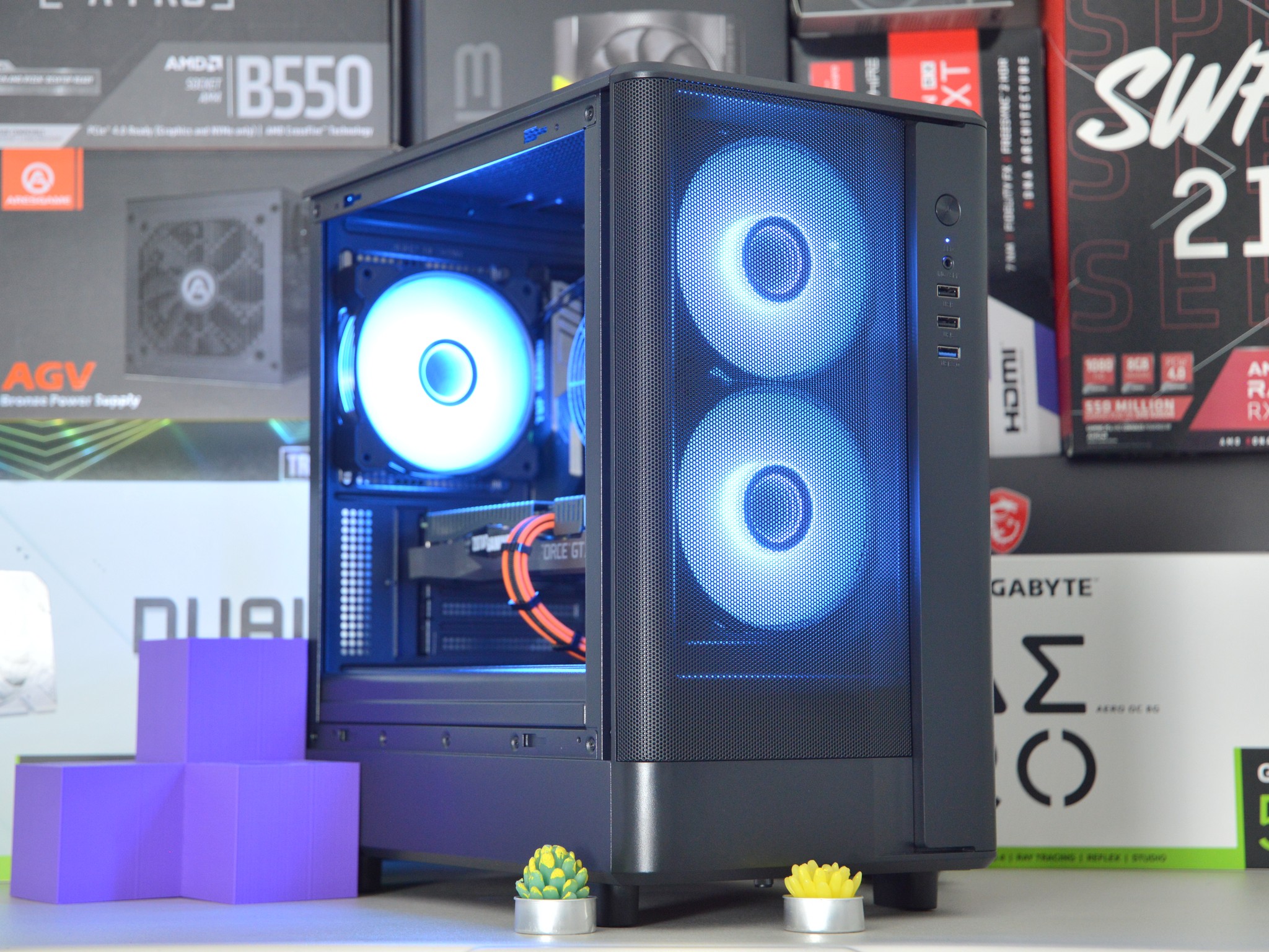 🍊⚫ | GTX 1660 Ti 6GB | INTEL i5-8600K | 16GB DDR4 RAM | 512GB SATA SSD | Citrus Noir |