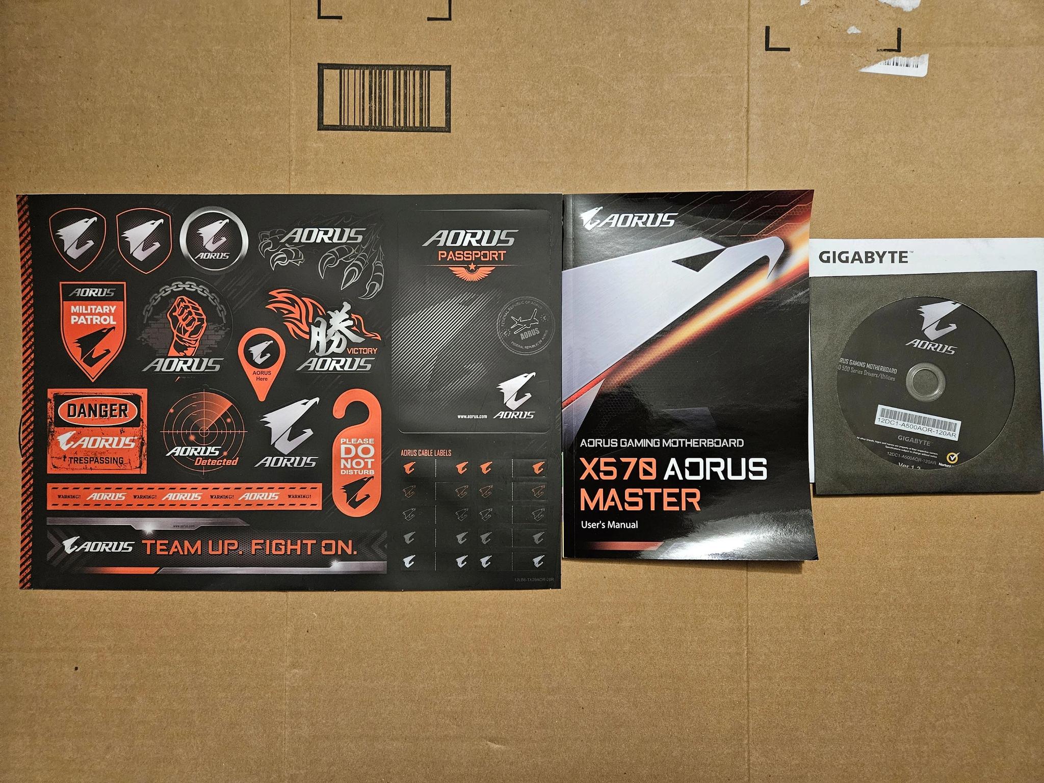 Gigabyte Aorus X570 Master - Socket AM4 - WiFi -USED