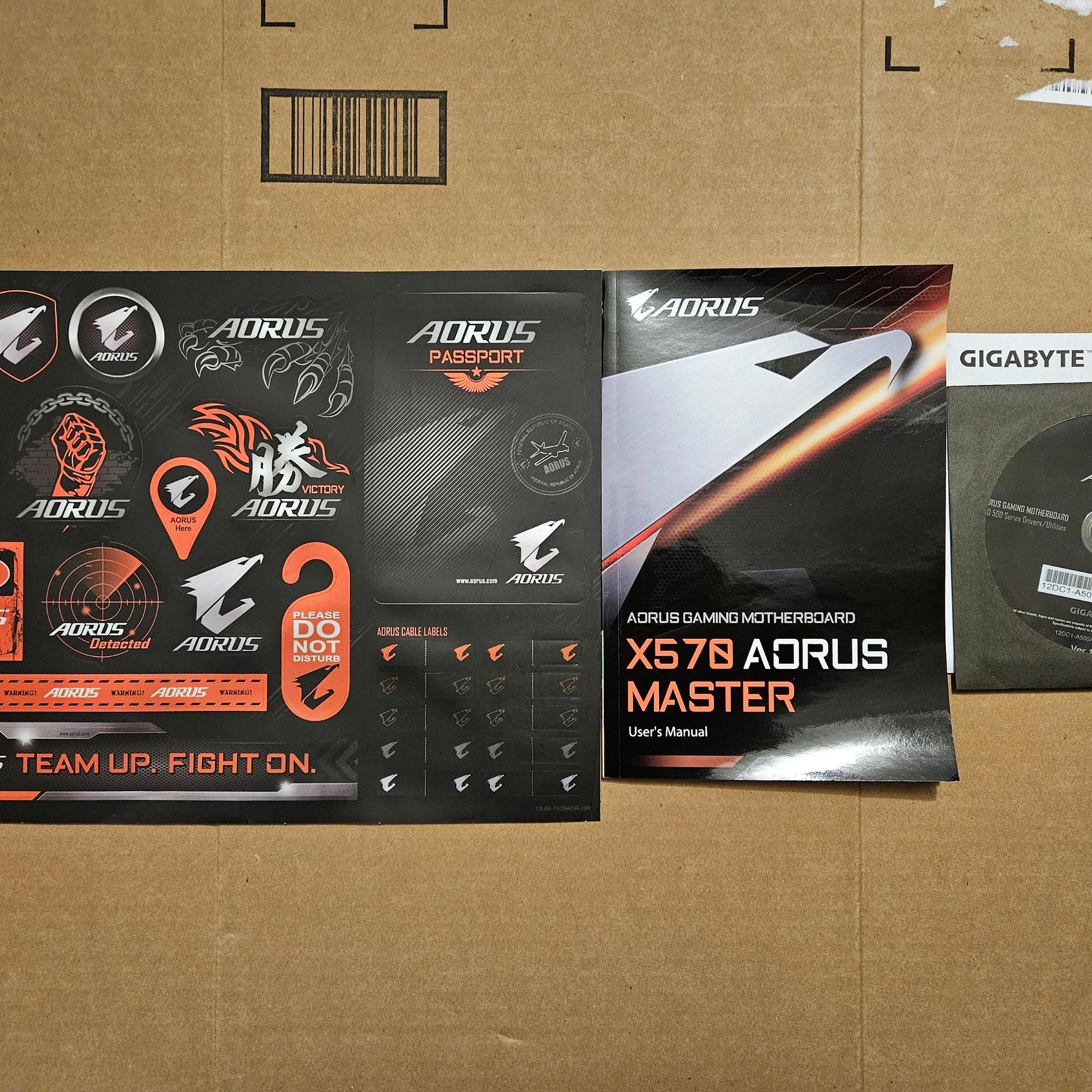 Gigabyte Aorus X570 Master - Socket AM4 - WiFi -USED