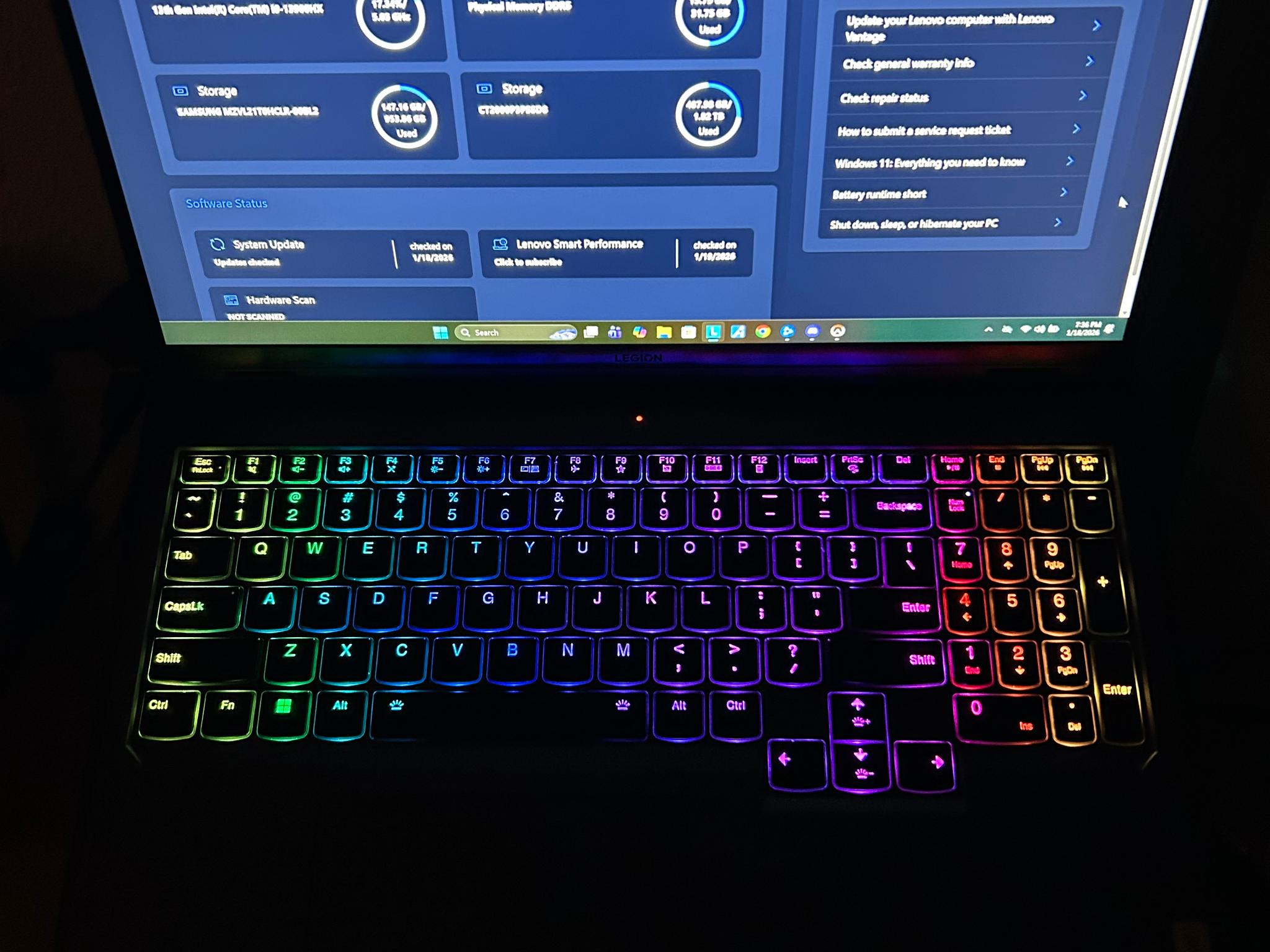 Lenovo Legion Pro 7 i9 13th gen / RTX 4090