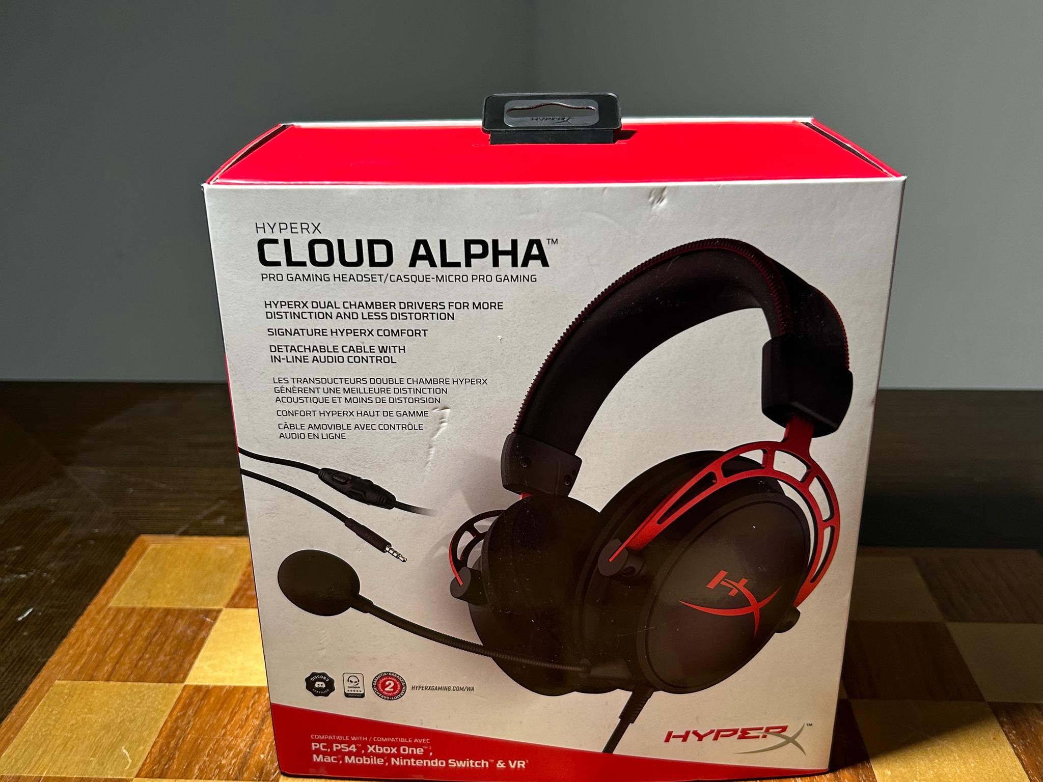 Kingston HyperX Cloud Alpha Gaming Headset for PC, Consoles, and Mobile