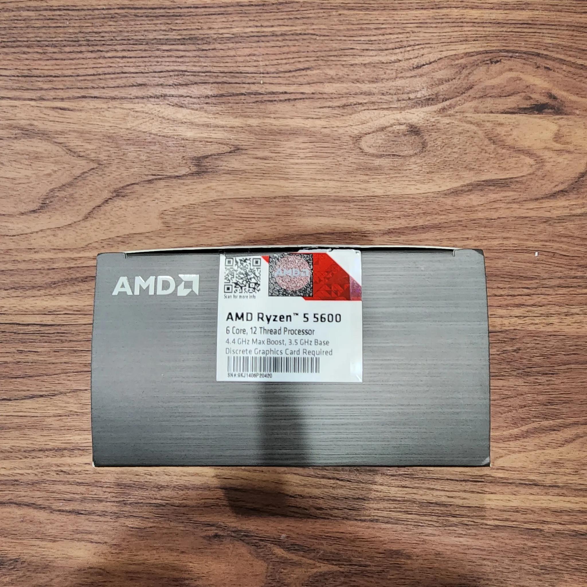 AMD Ryzen 5600 (NEVER USED)