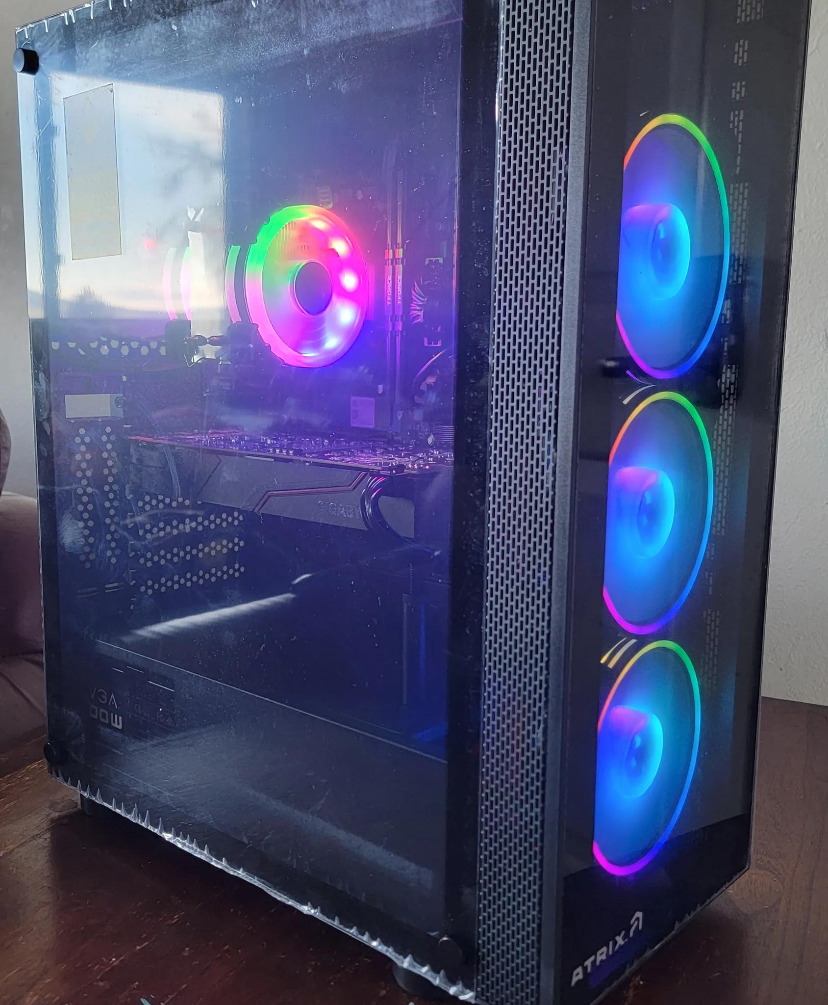 1080p Gaming PC Ryzen 7 2700x GTX 1080 8gb OC