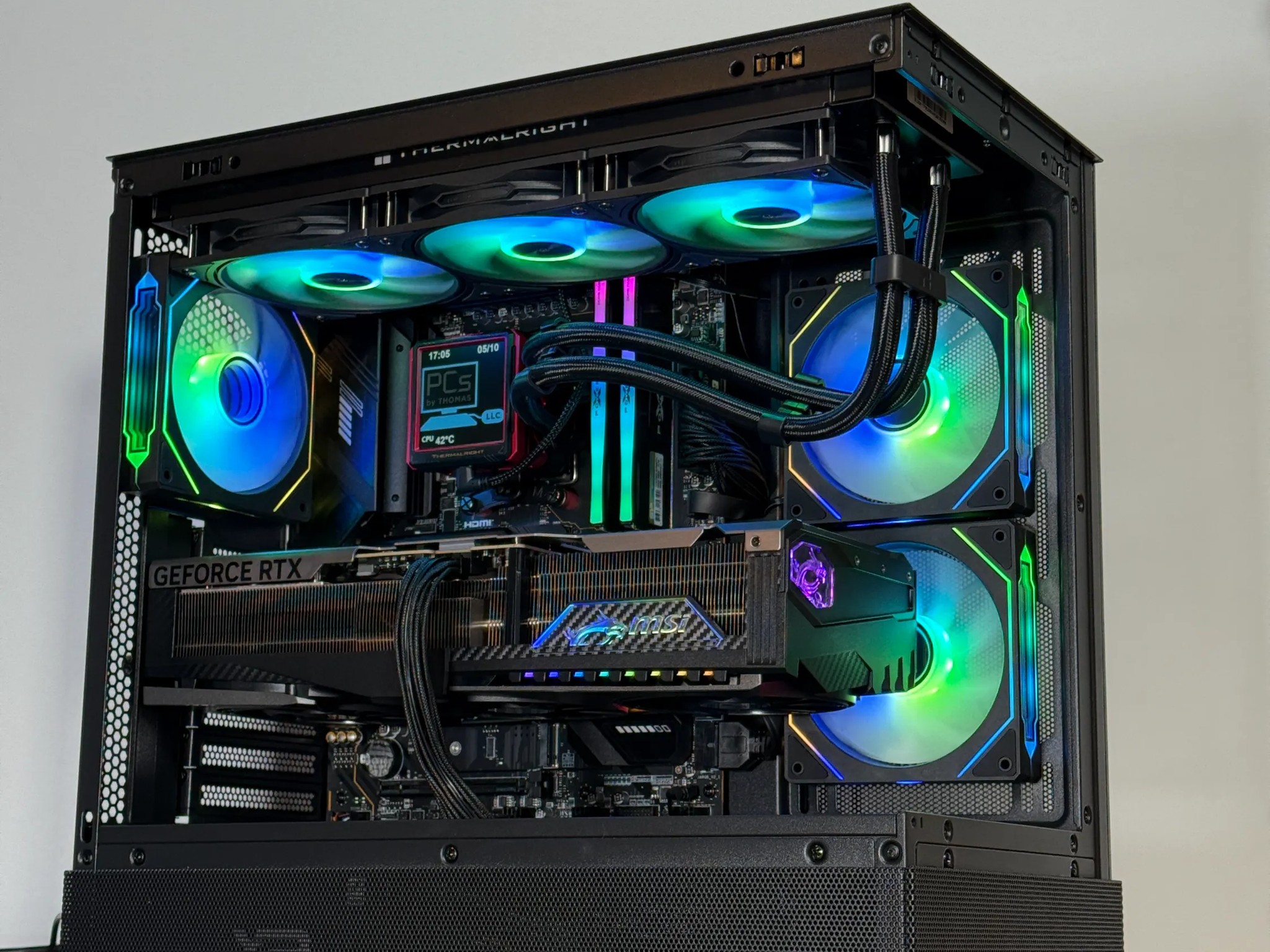 RTX 5090 Flagship Gaming PC Ryzen 9800x3d 64GB DDR5 4TB NVME