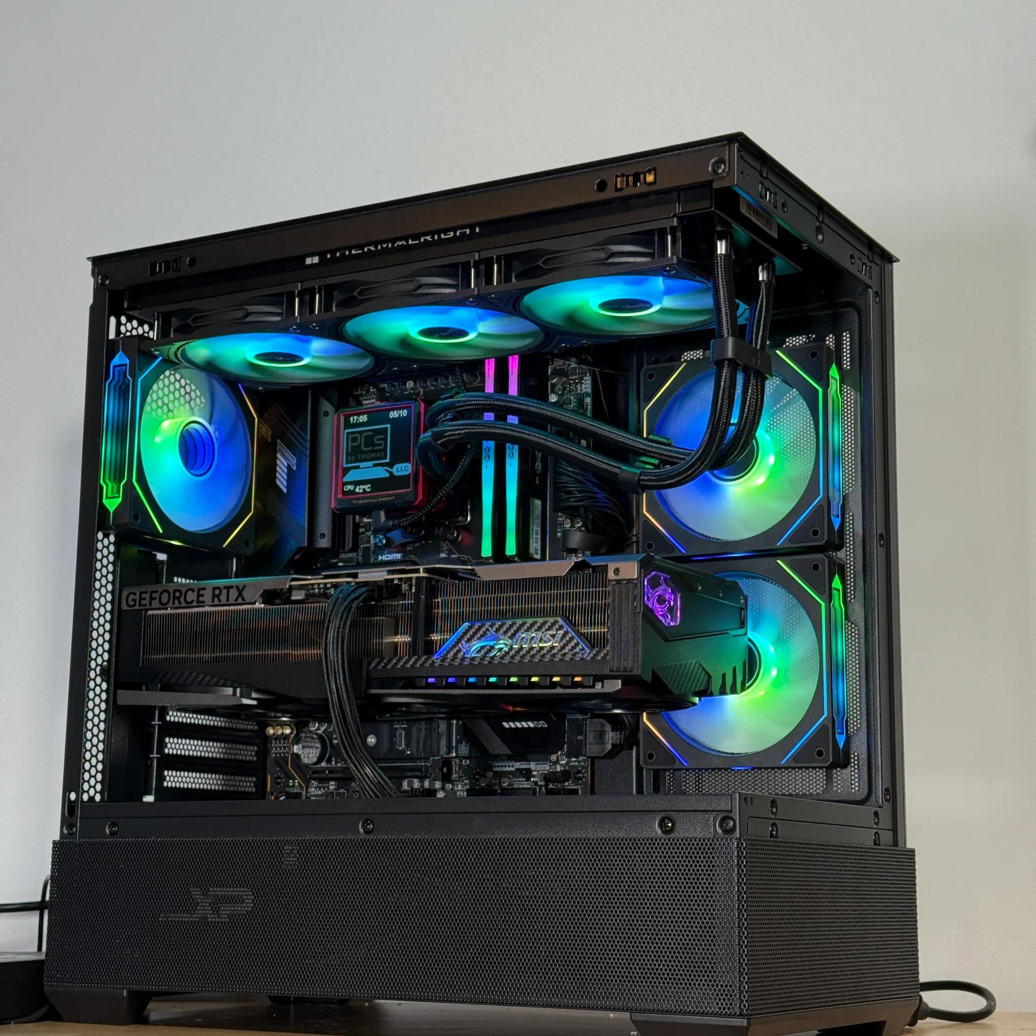 RTX 5090 Flagship Gaming PC Ryzen 9800x3d 64GB DDR5 4TB NVME