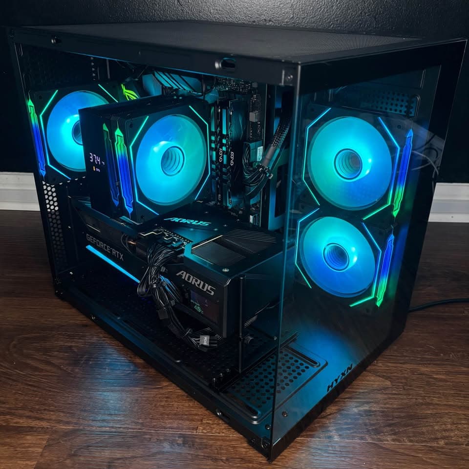 Black Gaming PC (RTX 3070 TI 8GB + AMD Ryzen 5 5500)