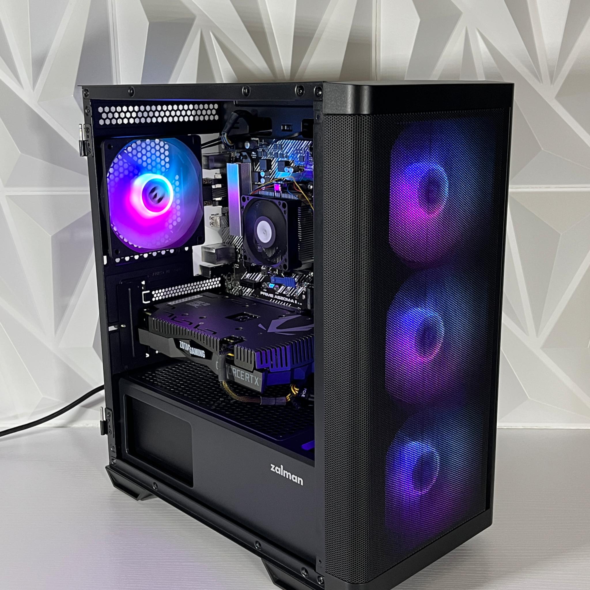 RTX 2060 6GB, Ryzen 5 2600X, 16GB 3600MHz | Black RGB Gaming Computer