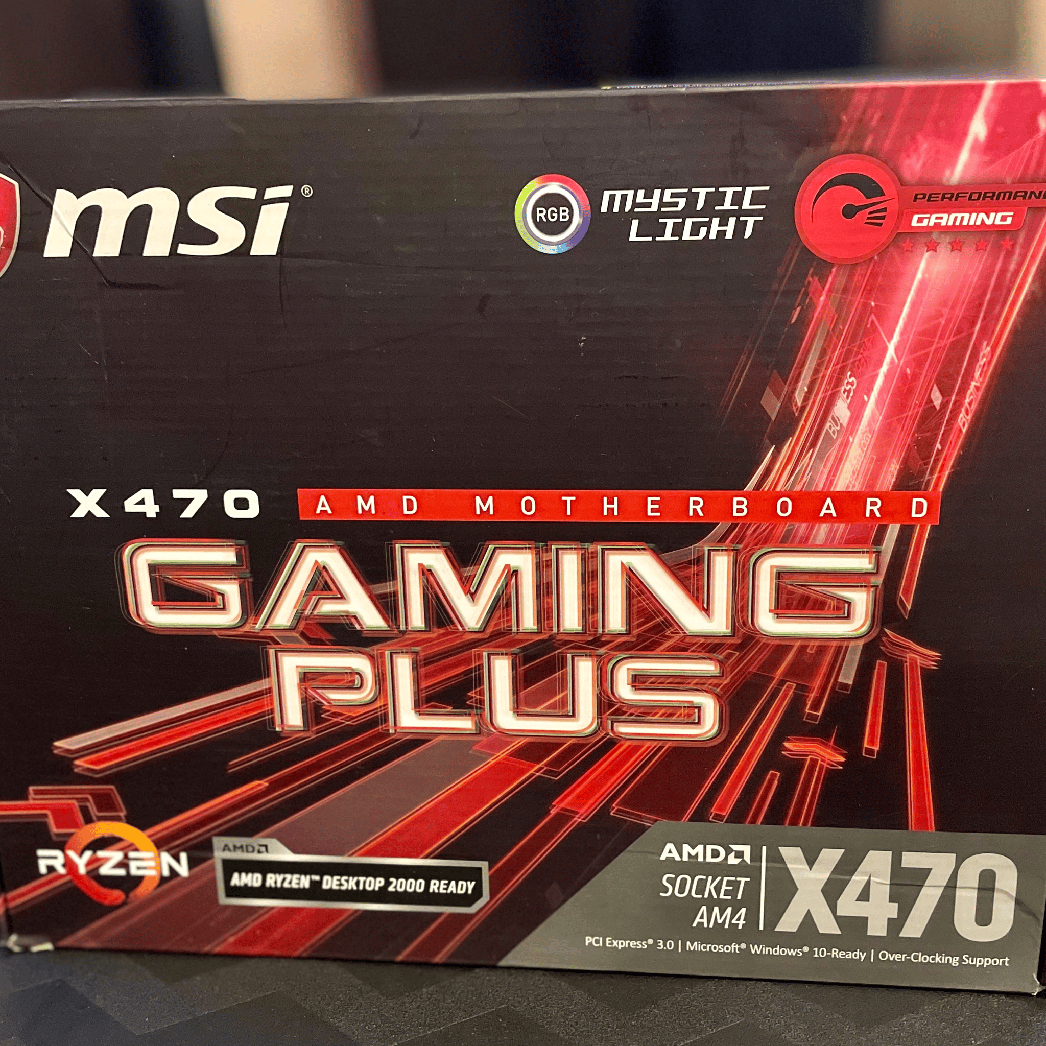 MSI X470 Gaming Plus AMD AM4 ATX DDR4-SDRAM Motherboard