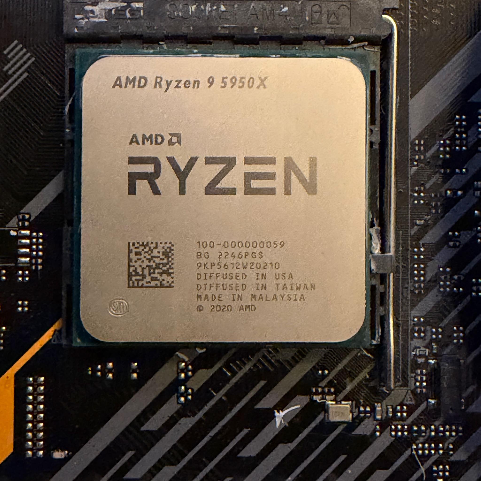 AMD Ryzen 9 5950X 16-Core 3.4GHz Processor - Used