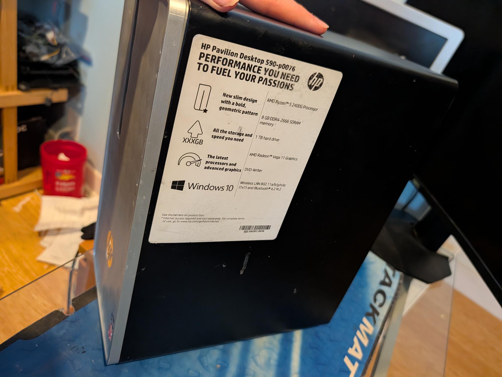 HP Pavilion case + PSU